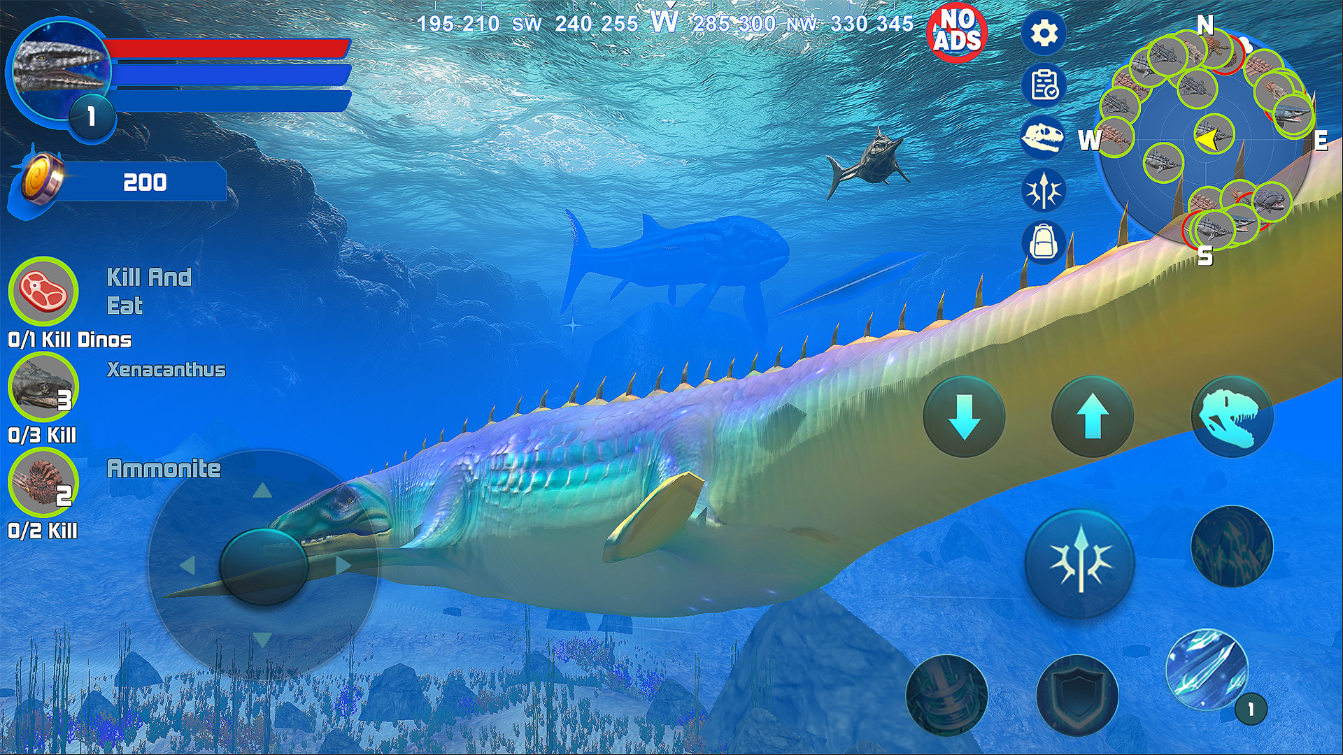 اسکرین شات 1 بازی Mosasaurus Dino Simulator