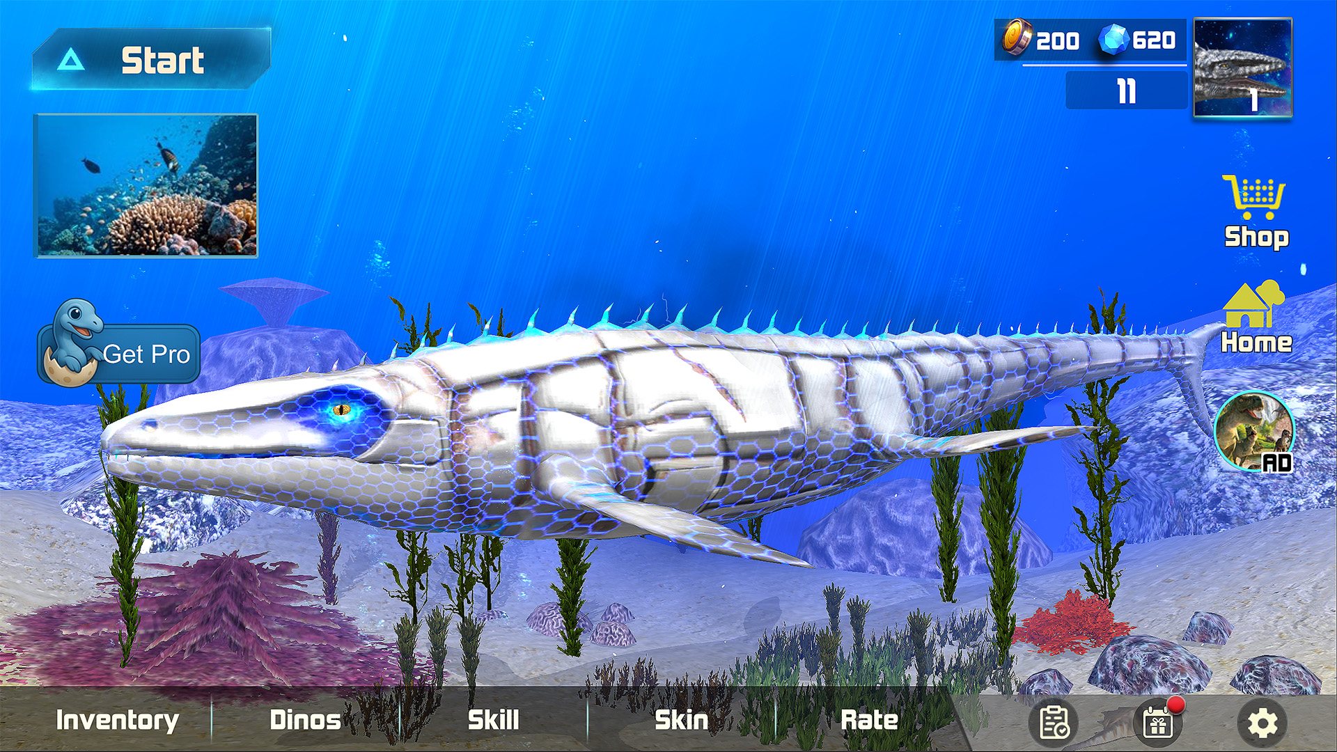 اسکرین شات 8 بازی Mosasaurus Dino Simulator
