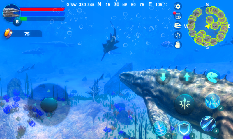 اسکرین شات 3 بازی Mosasaurus Dino Simulator