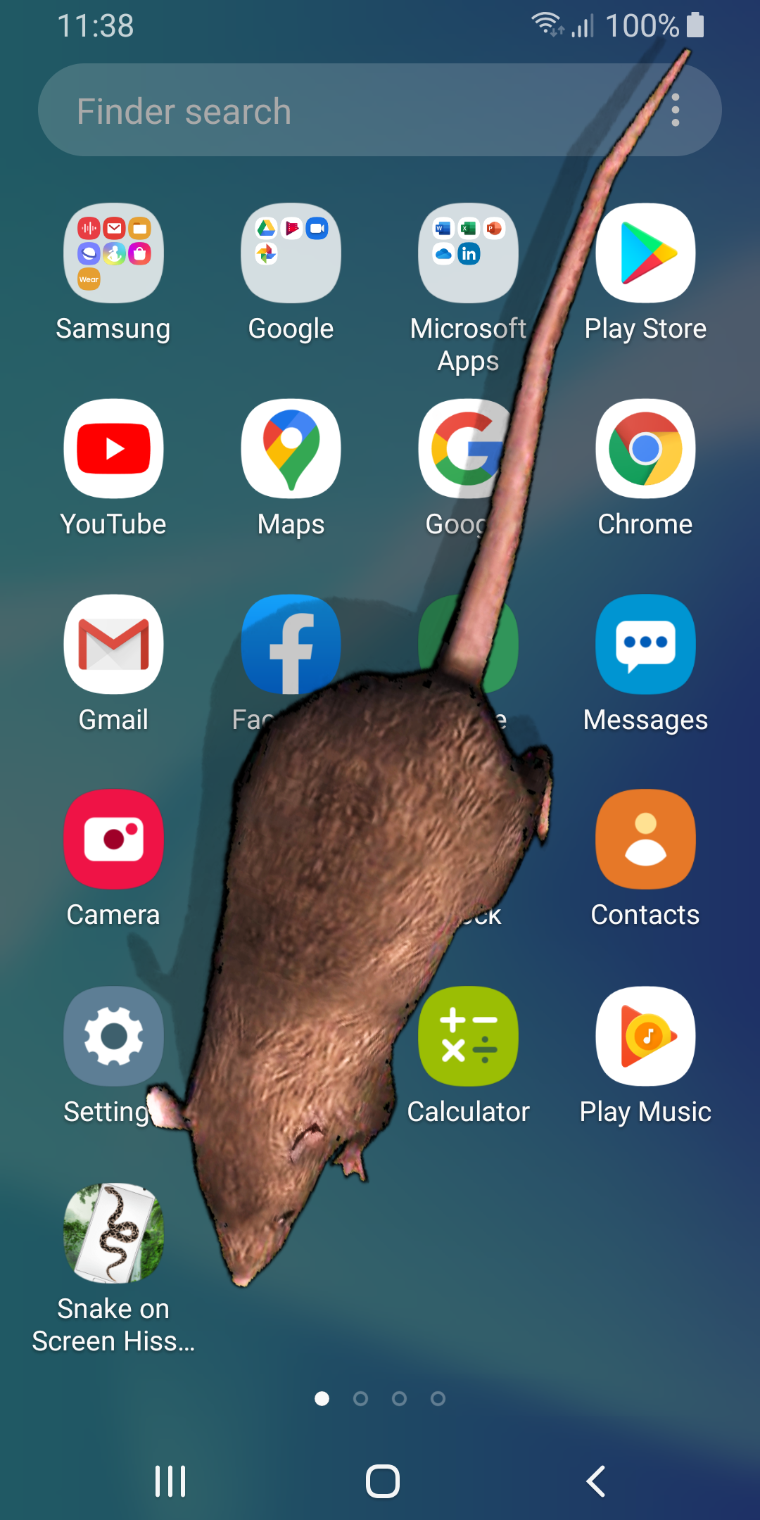 اسکرین شات 3 برنامه Mouse on Screen Scary Joke