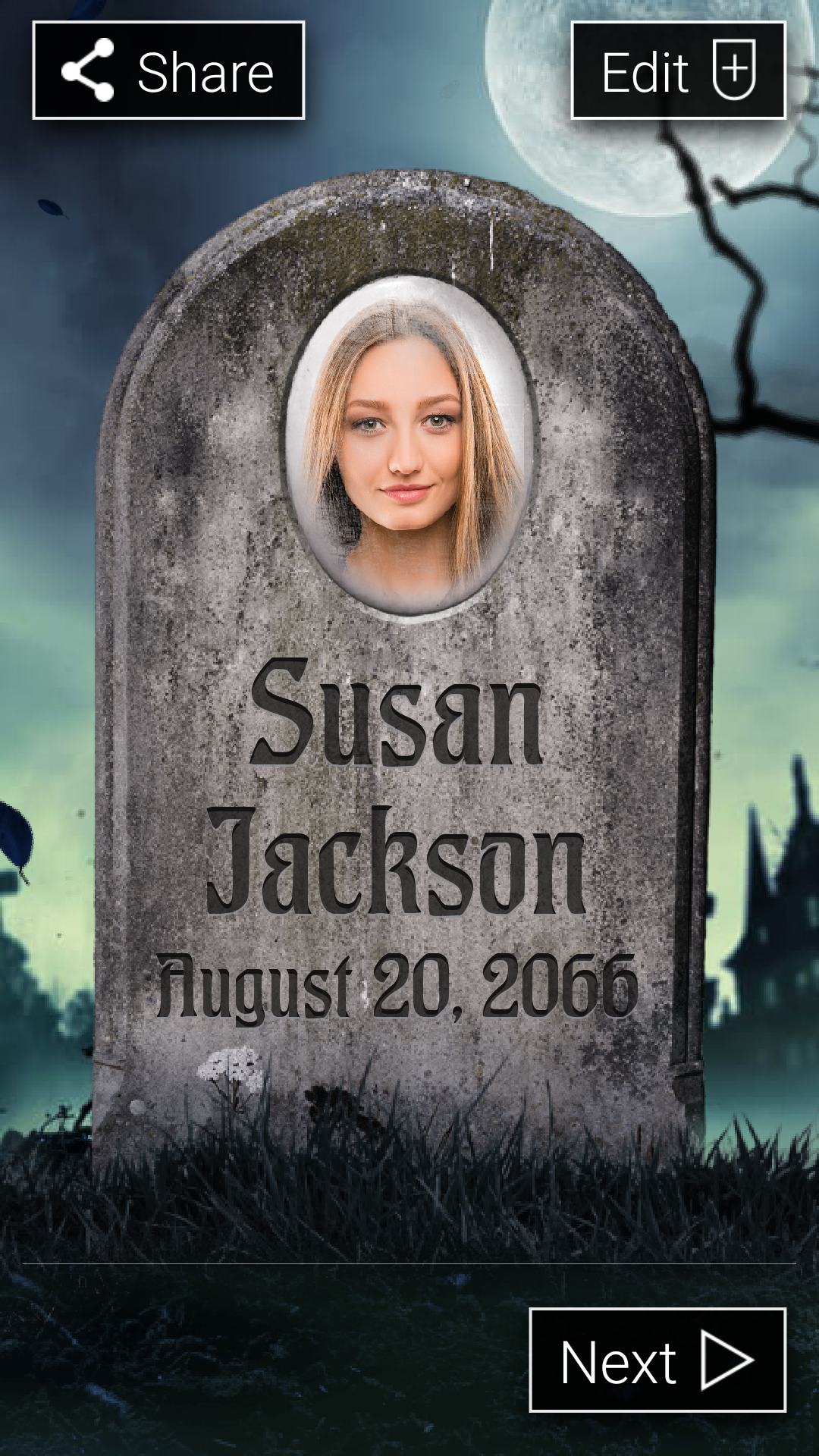 اسکرین شات 2 برنامه Death Date Calculator