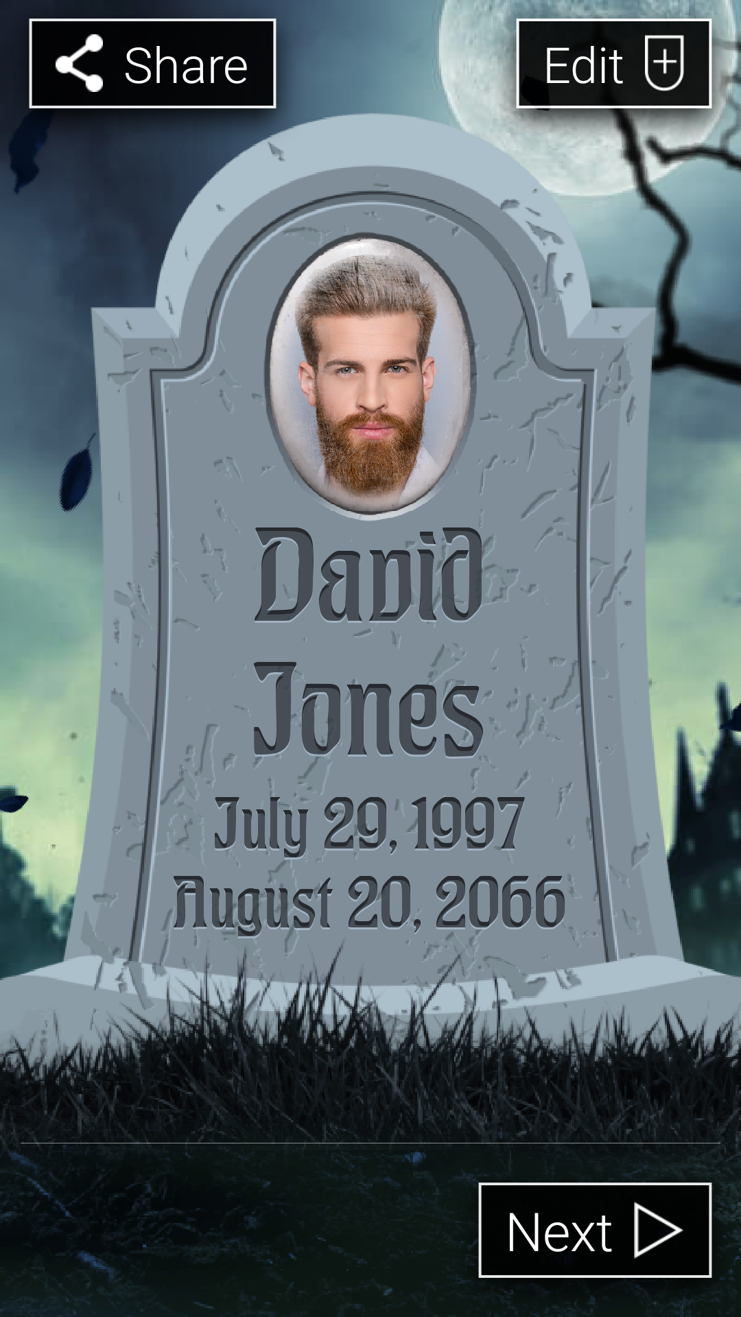 اسکرین شات 4 برنامه Death Date Calculator