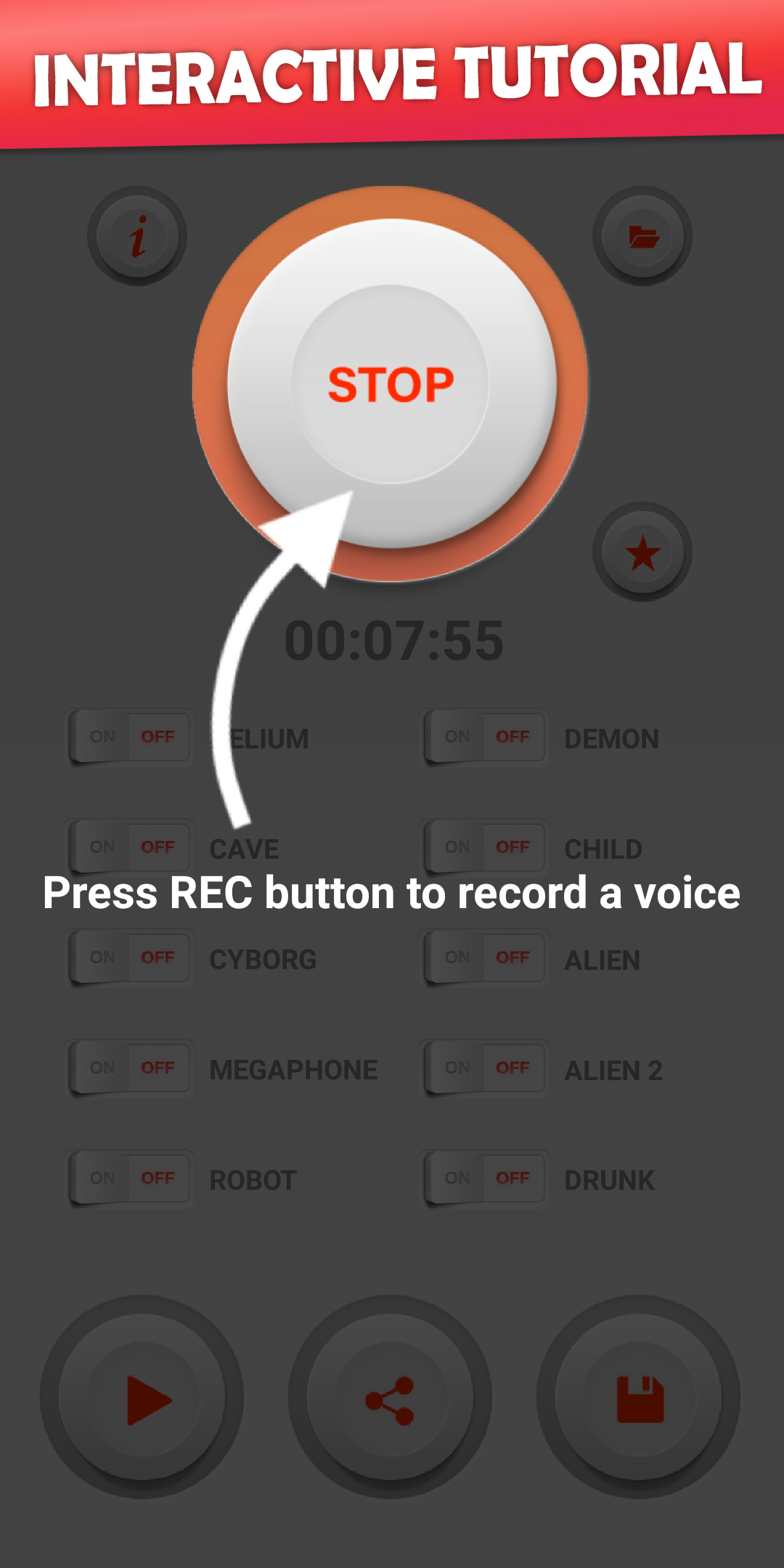 اسکرین شات 4 برنامه Voice Changer - Audio Effects