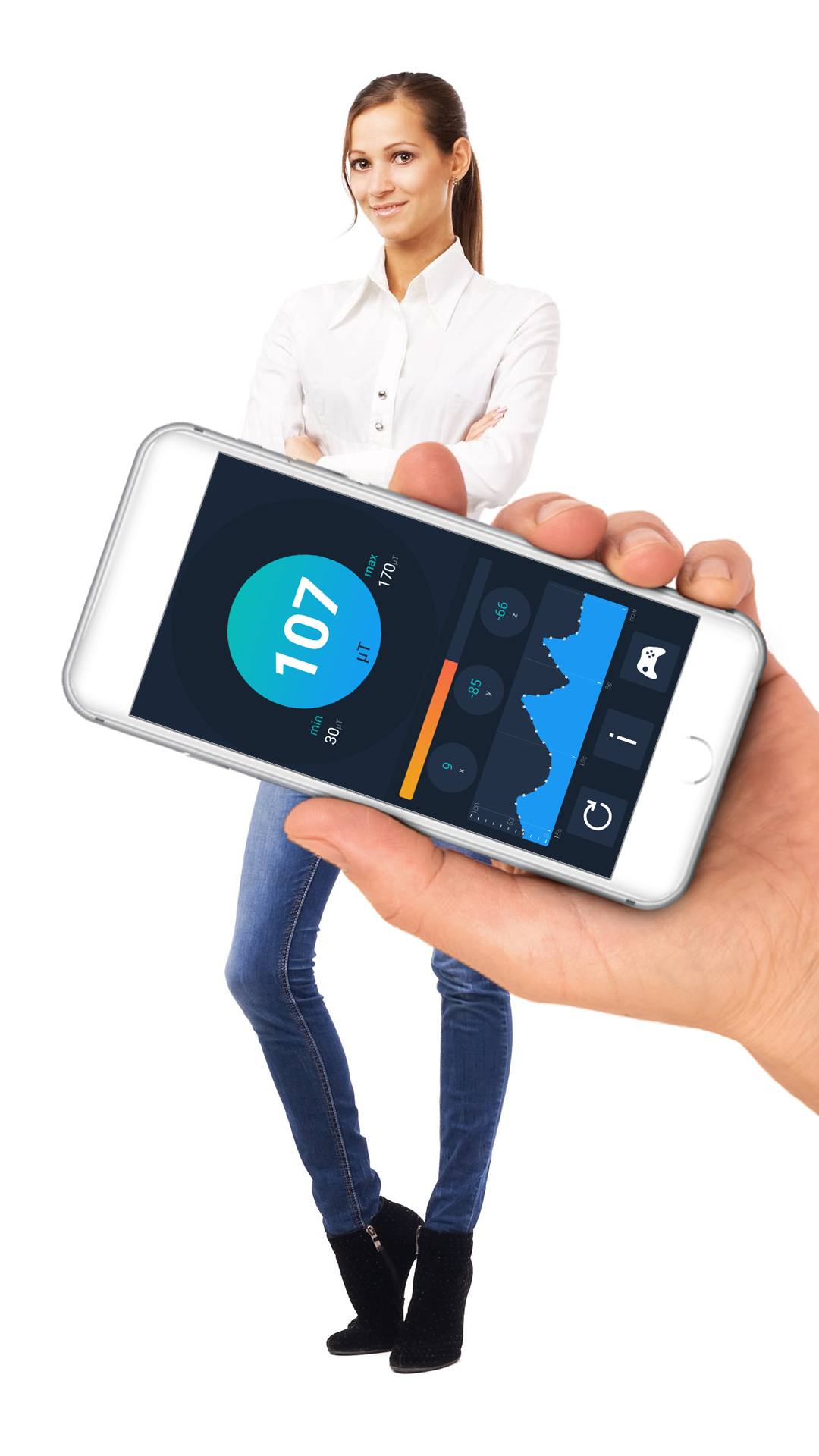 اسکرین شات 4 برنامه Metal Detector Professional