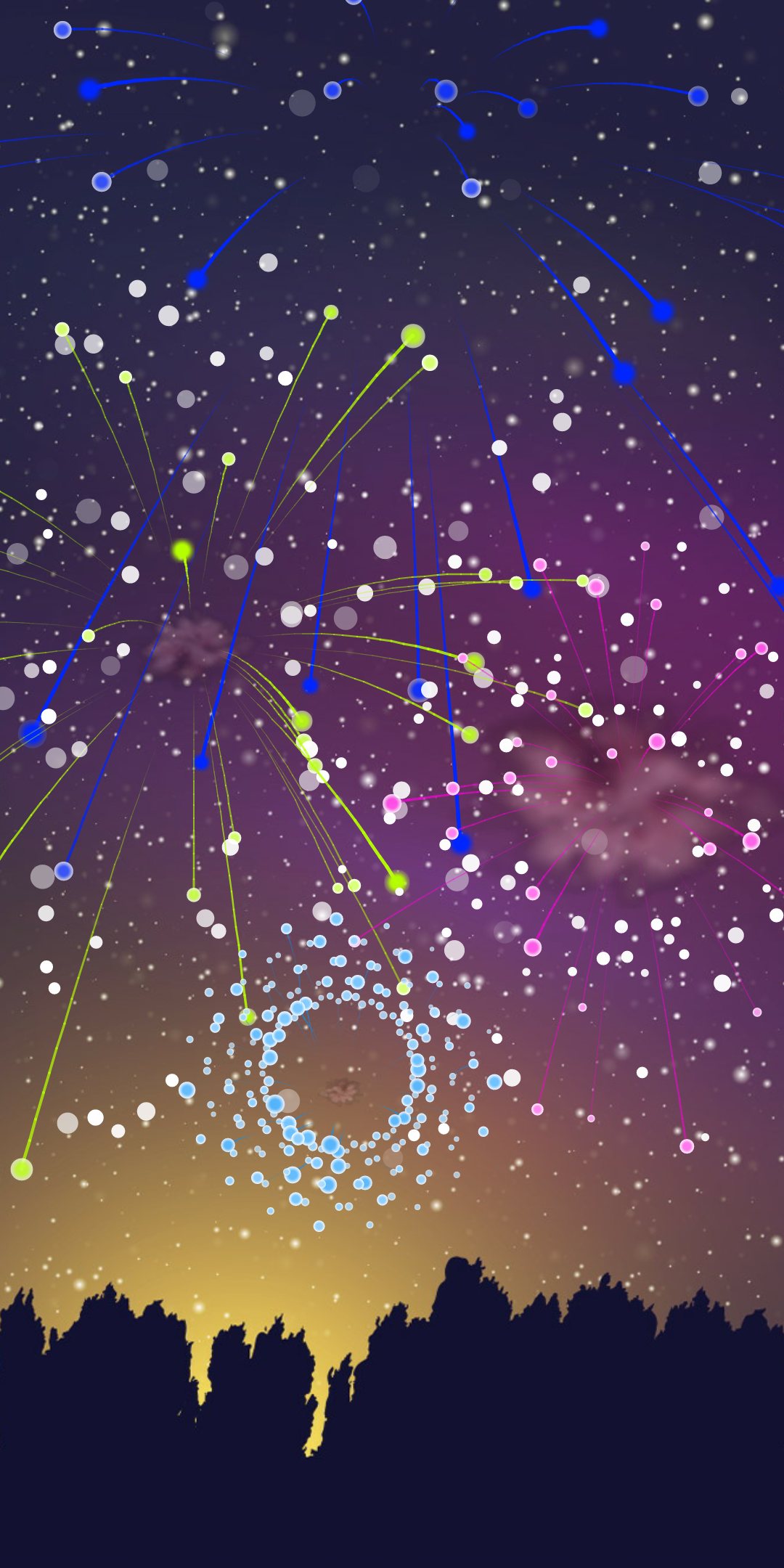 اسکرین شات 6 برنامه Fireworks 2024 Wallpaper