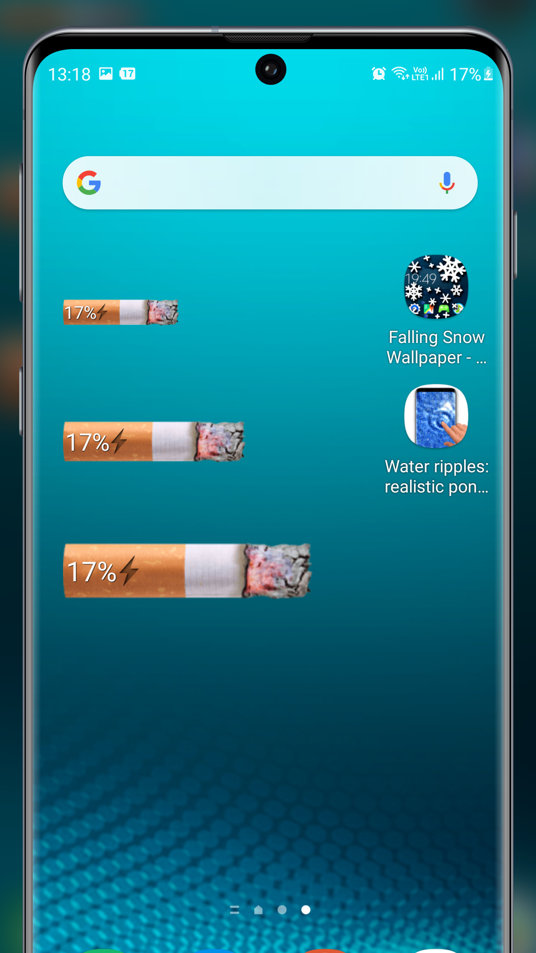 اسکرین شات 5 برنامه Cigarette Smoking - Battery