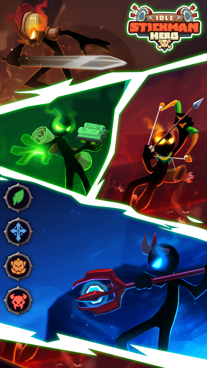 اسکرین شات 3 بازی Idle Stick Heroes