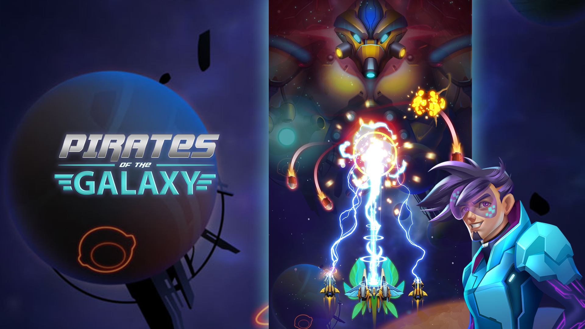 اسکرین شات 8 بازی Pirates Of Galaxy: Epic hunter