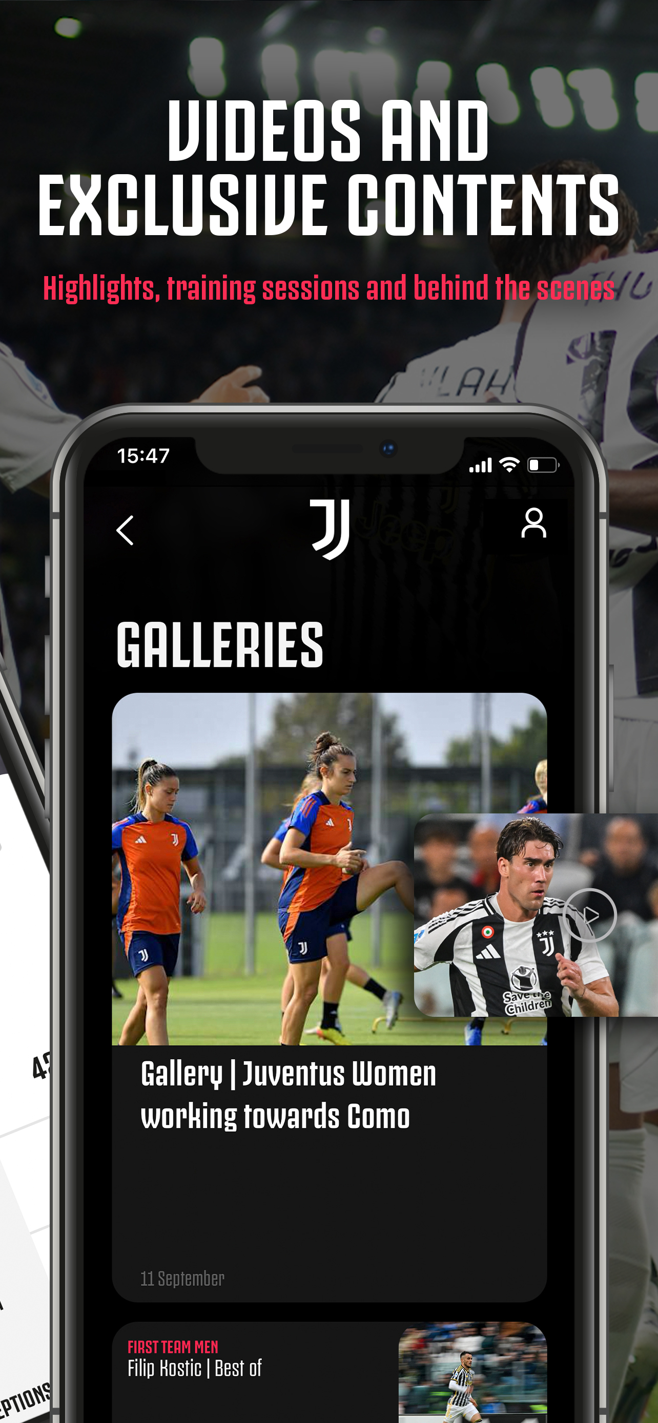 اسکرین شات 3 برنامه Juventus