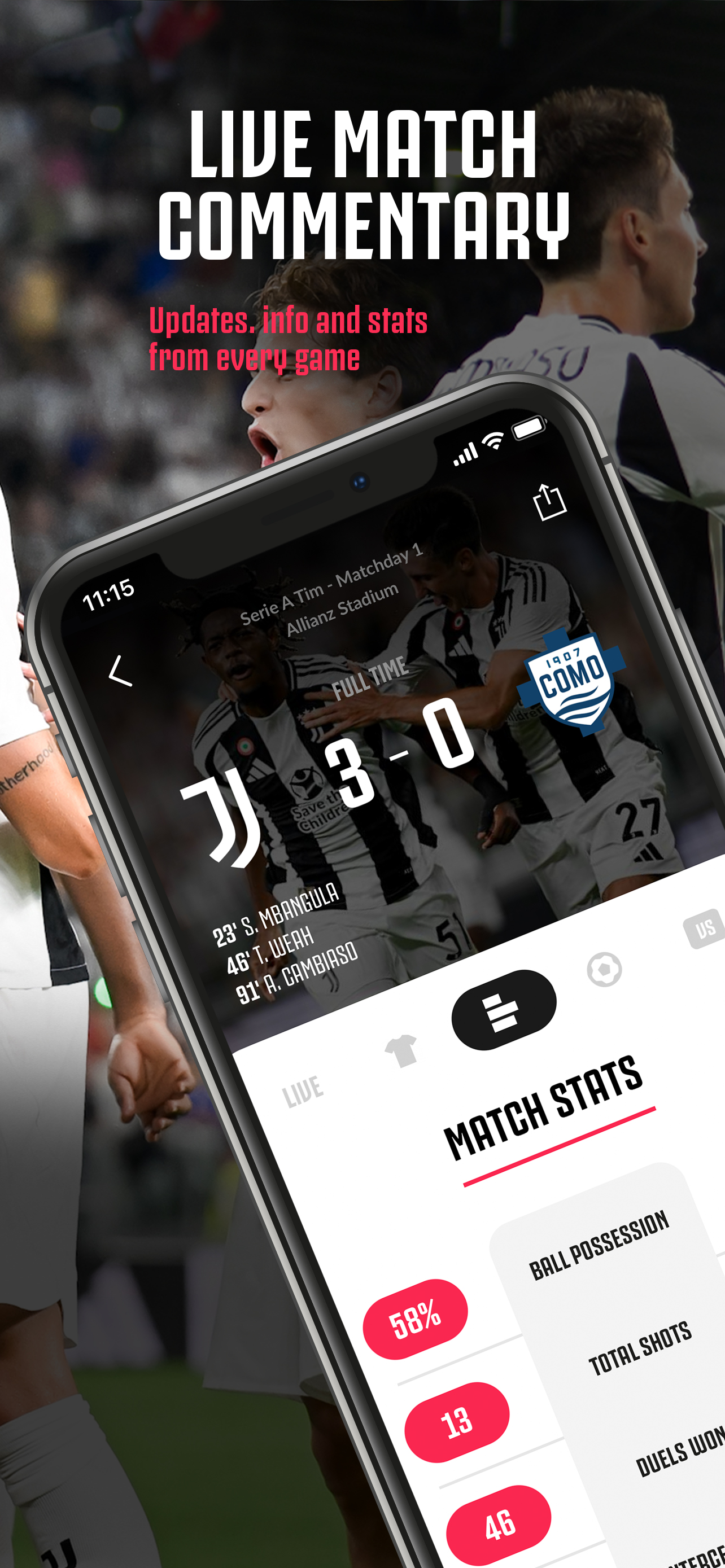 اسکرین شات 2 برنامه Juventus