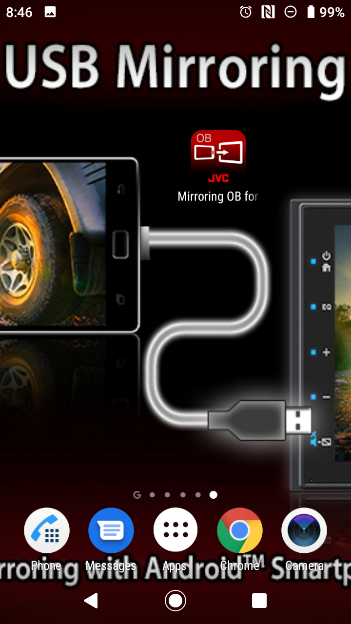اسکرین شات 1 برنامه Mirroring OB for JVC