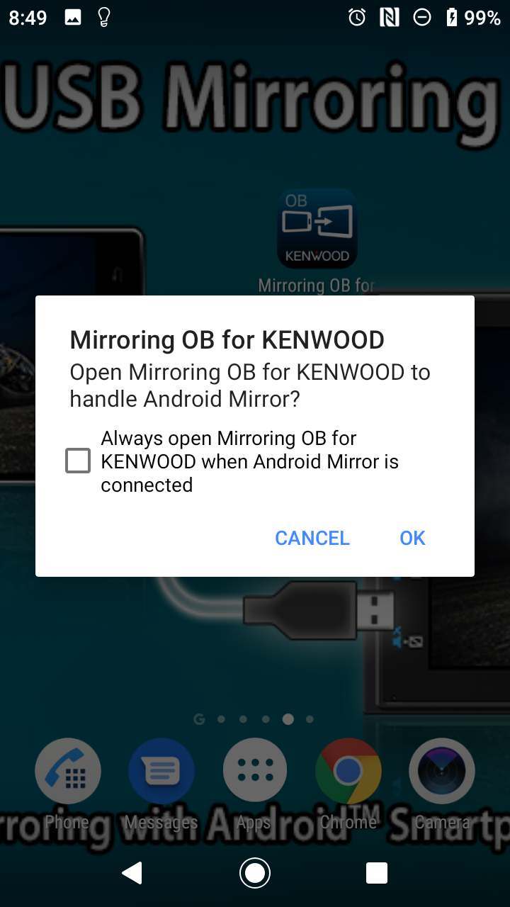 اسکرین شات 2 برنامه Mirroring OB for KENWOOD