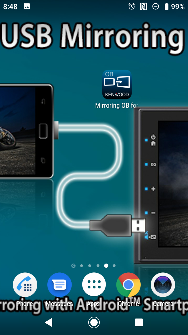 اسکرین شات 1 برنامه Mirroring OB for KENWOOD