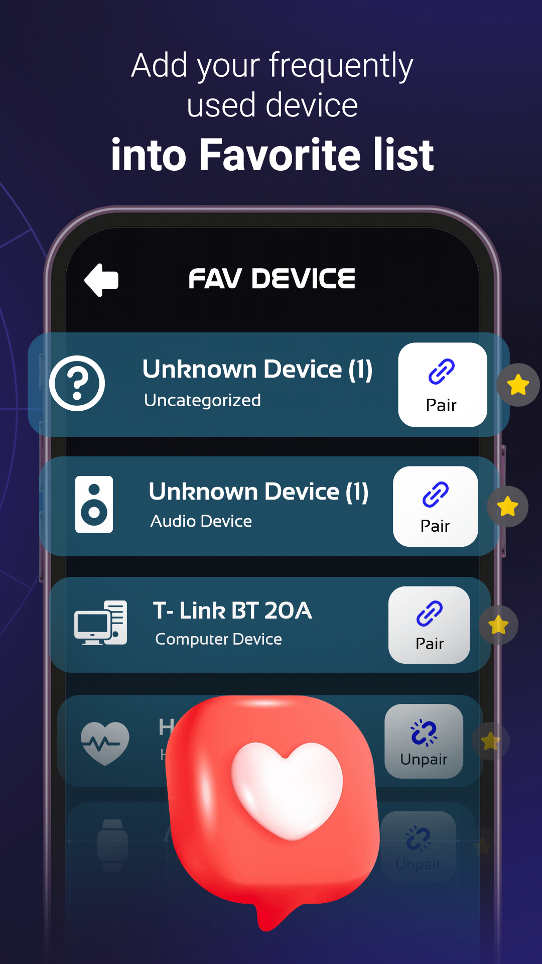 اسکرین شات 5 برنامه Bluetooth Device Find & Locate