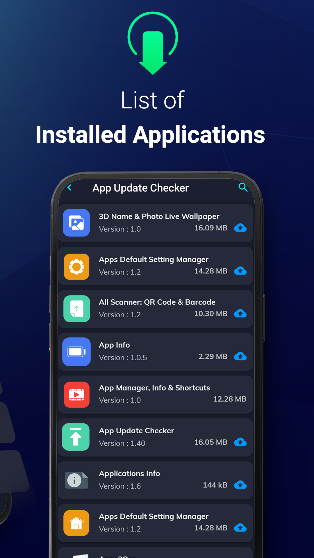اسکرین شات 2 برنامه App Info Checker