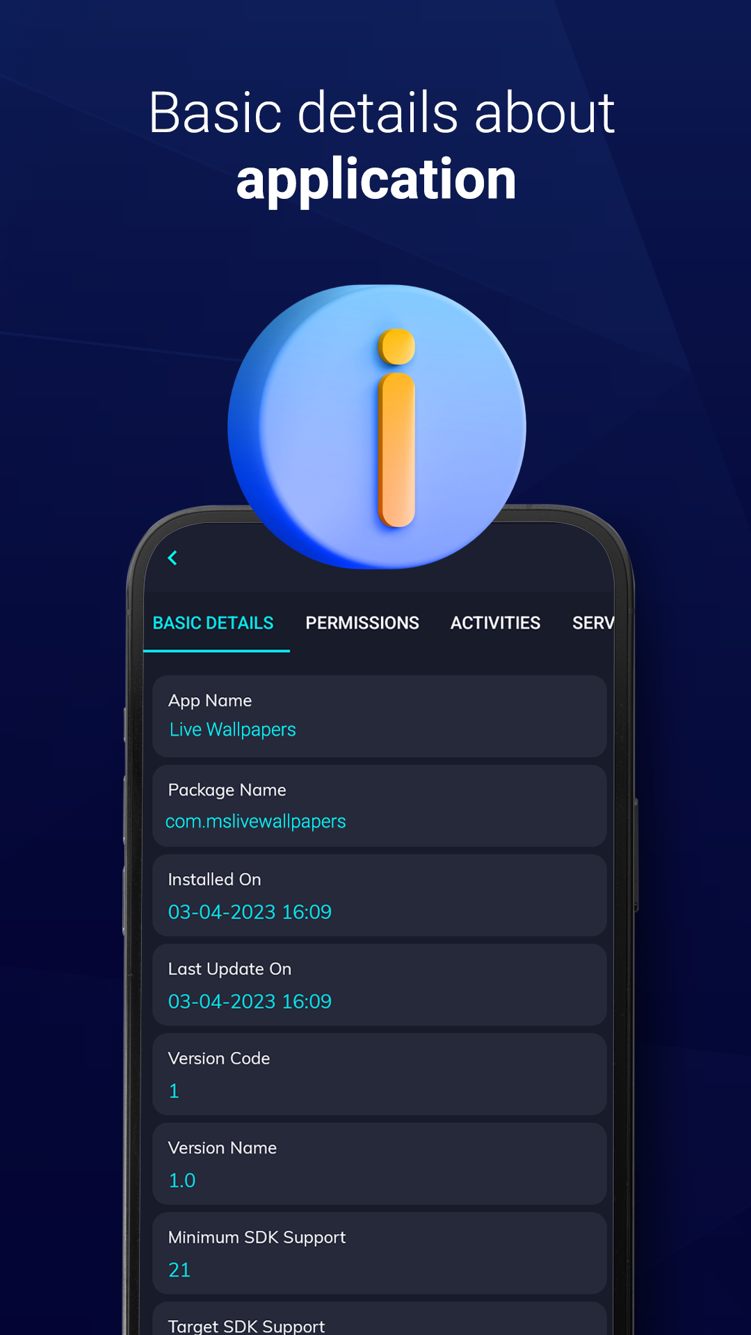 اسکرین شات 3 برنامه App Info Checker