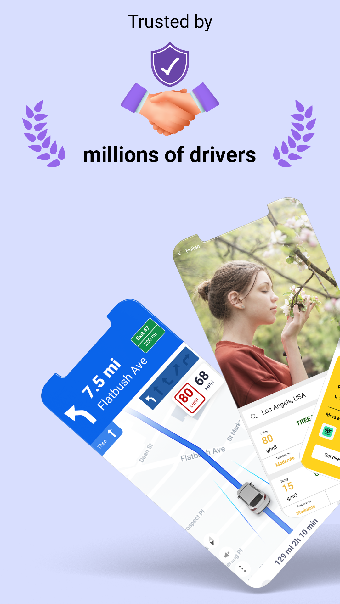 اسکرین شات 1 برنامه GPS Maps, Navigation & Traffic