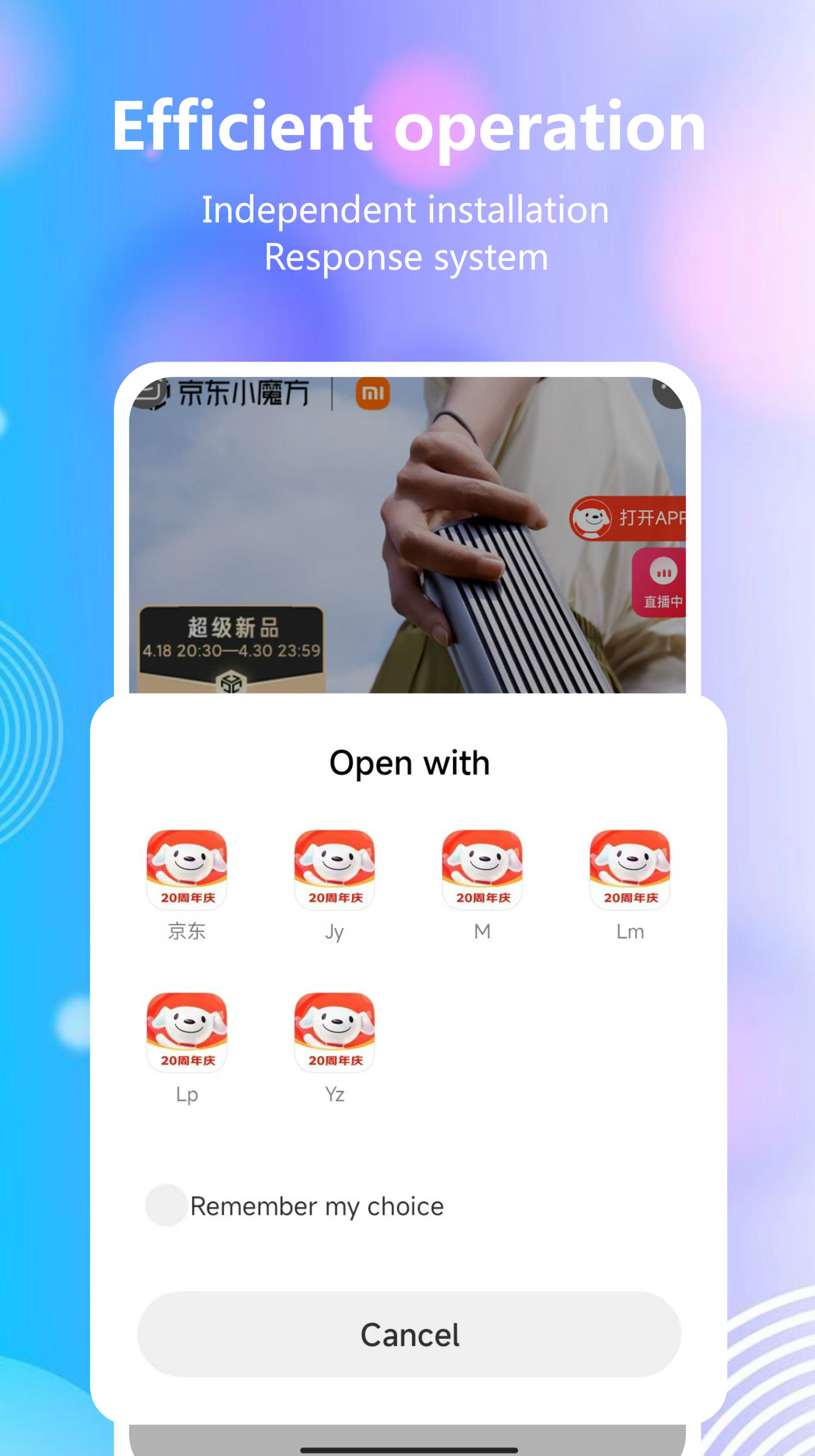 اسکرین شات 2 برنامه MochiCloner-App Cloner