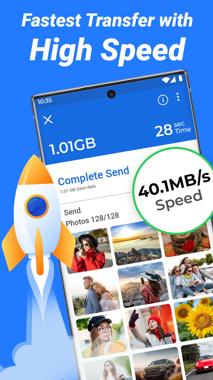 اسکرین شات 4 برنامه Share All : Files Sharing