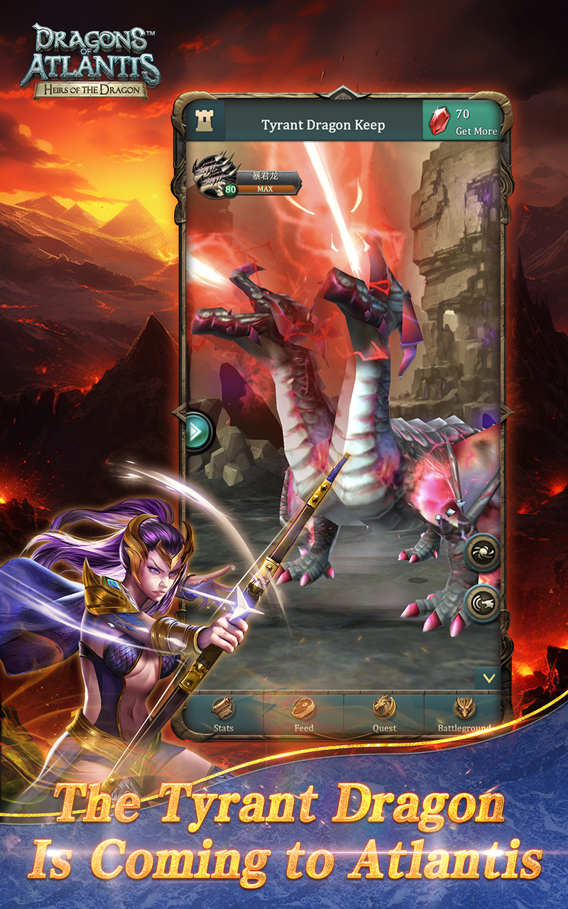 اسکرین شات 1 بازی Dragons of Atlantis
