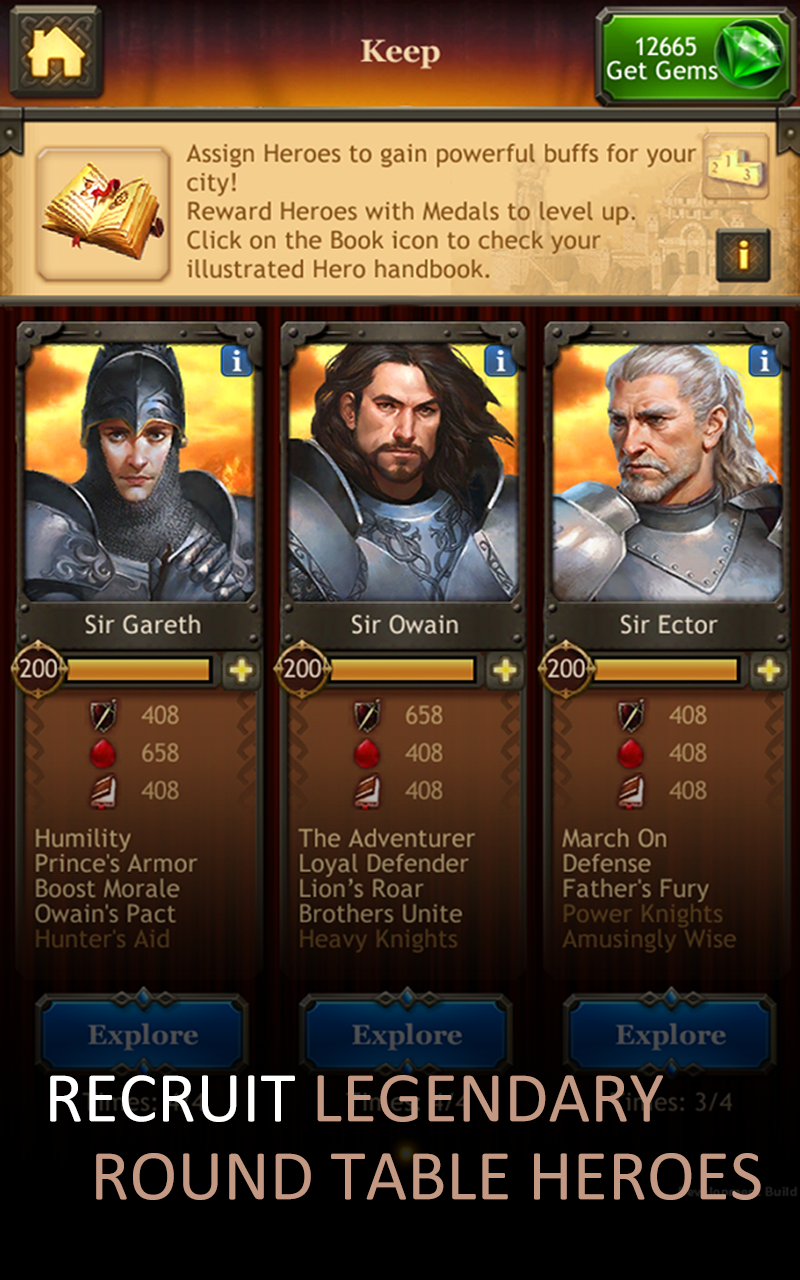 اسکرین شات 3 بازی Kingdoms of Camelot: Battle