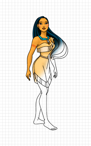 اسکرین شات 8 برنامه How to Draw Princess cute Drawing