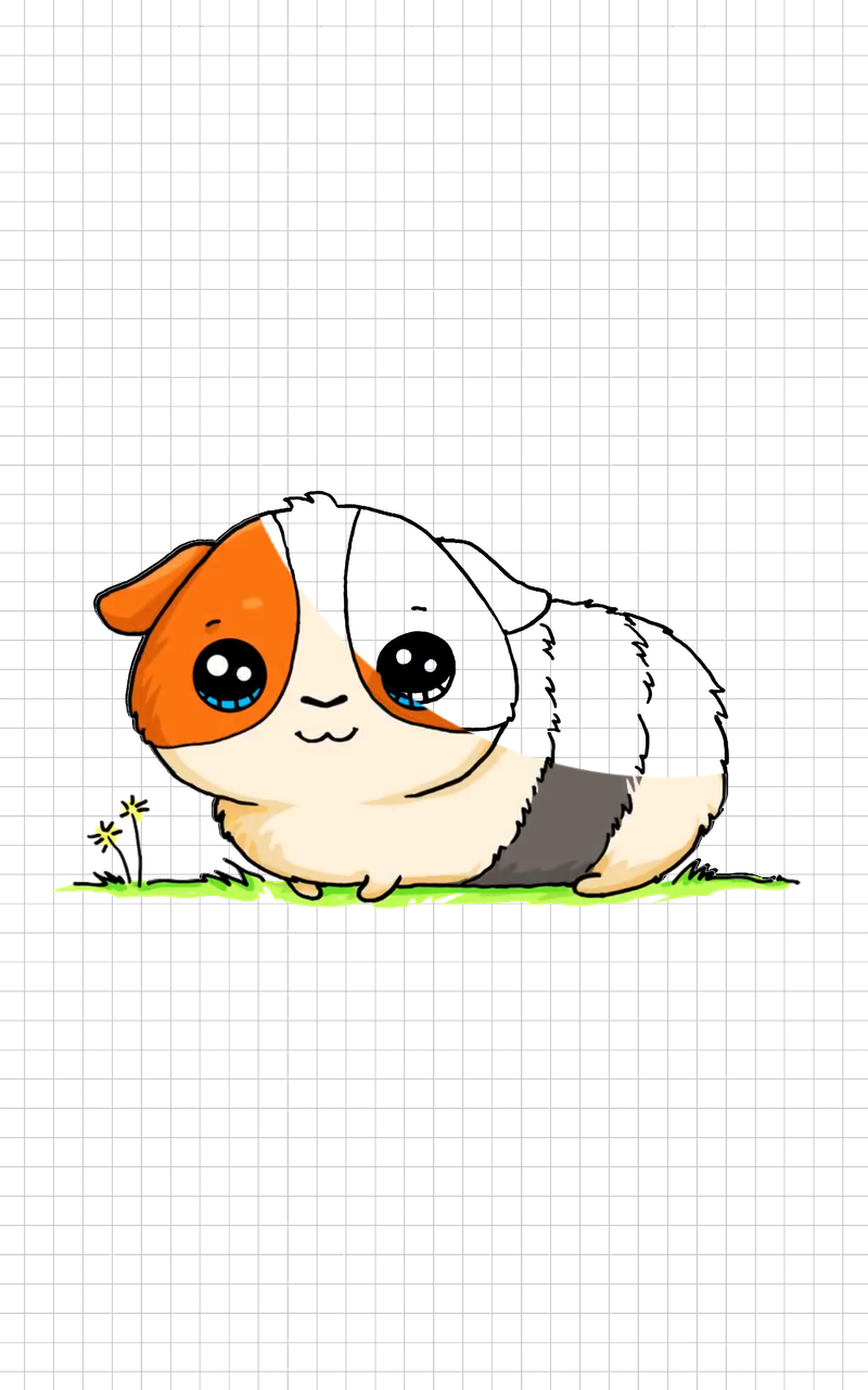 اسکرین شات 5 برنامه How to Draw Kawaii animals Drawing Tutorial