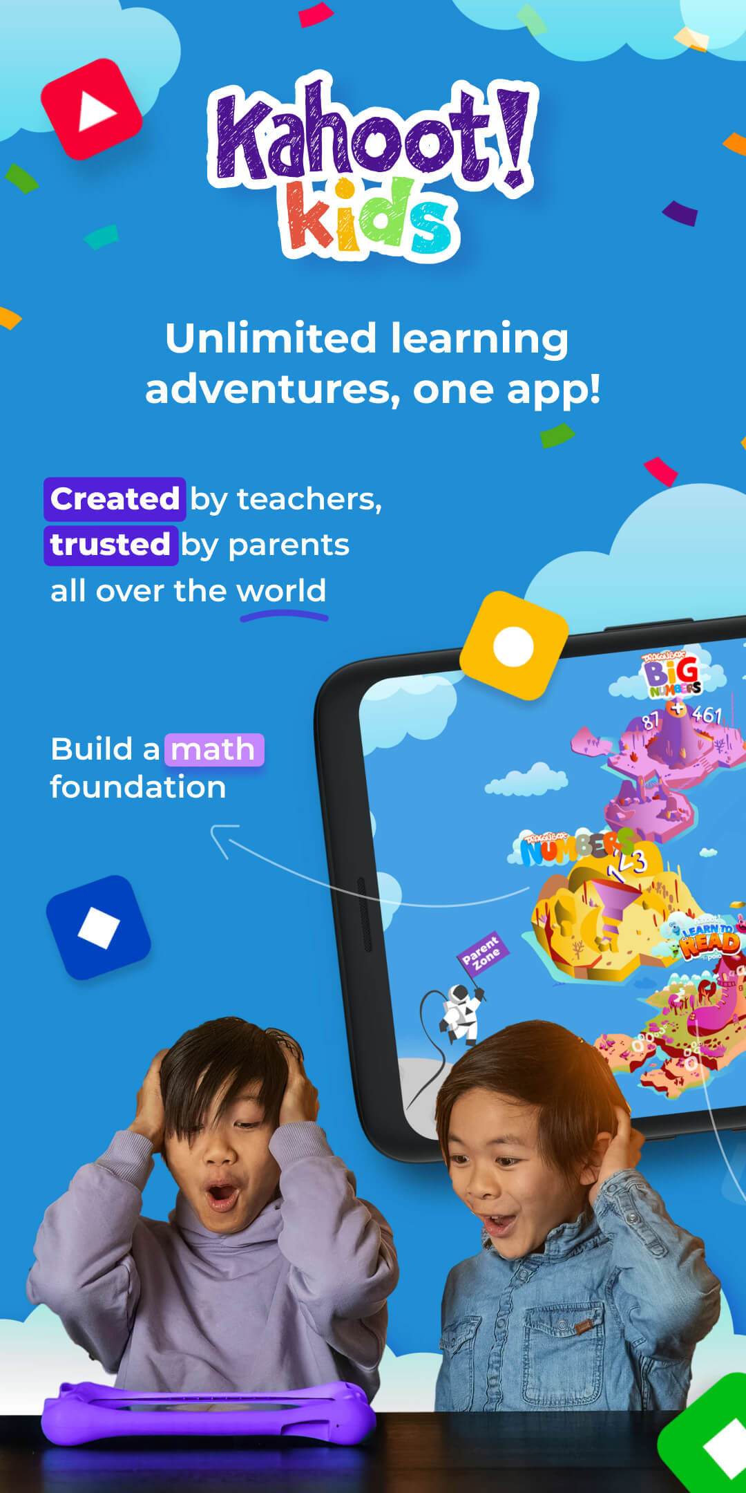 اسکرین شات 1 بازی Kahoot! Kids: Learning Games