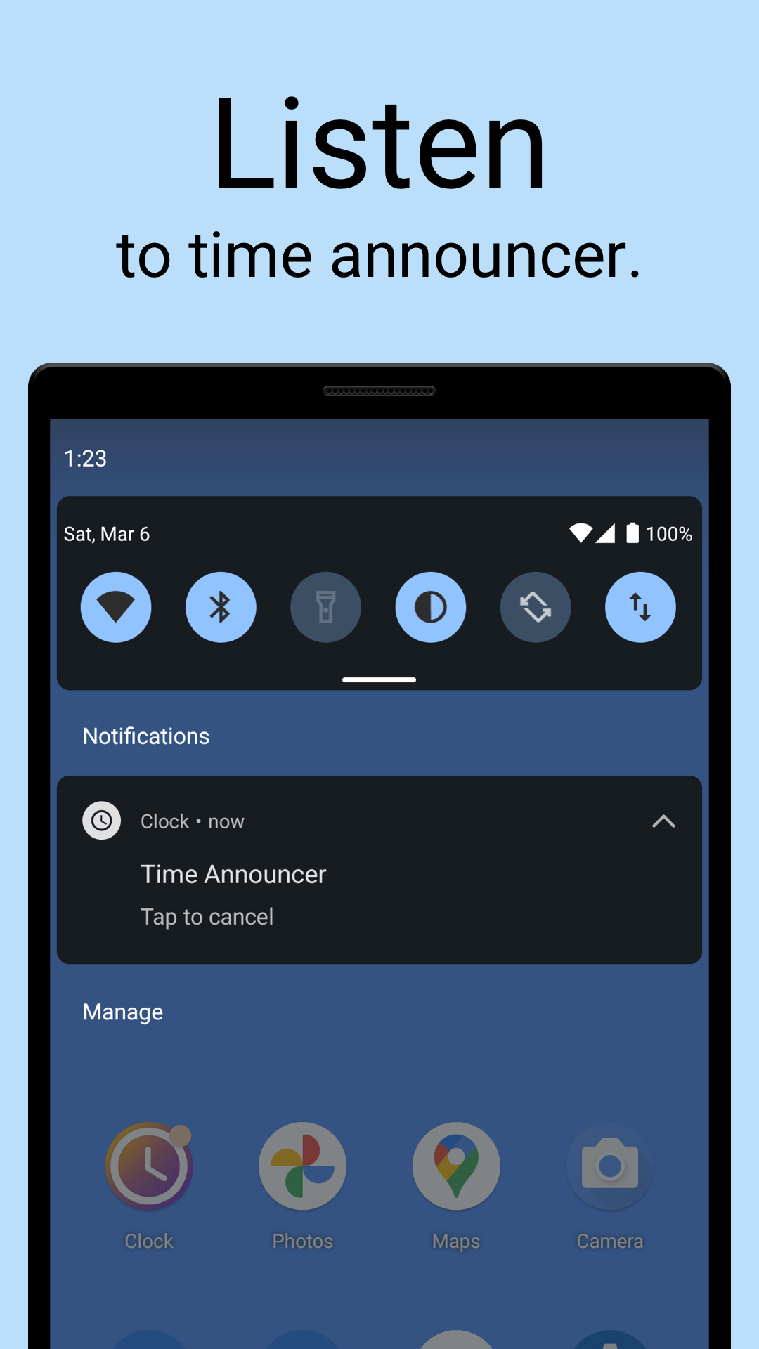 اسکرین شات 2 برنامه Digital Clock: Time & Goal