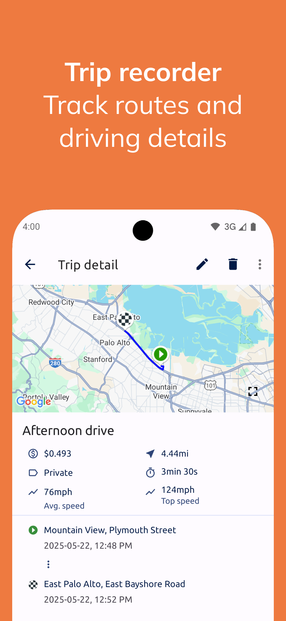 اسکرین شات 8 برنامه Fuelio: gas log & gas prices