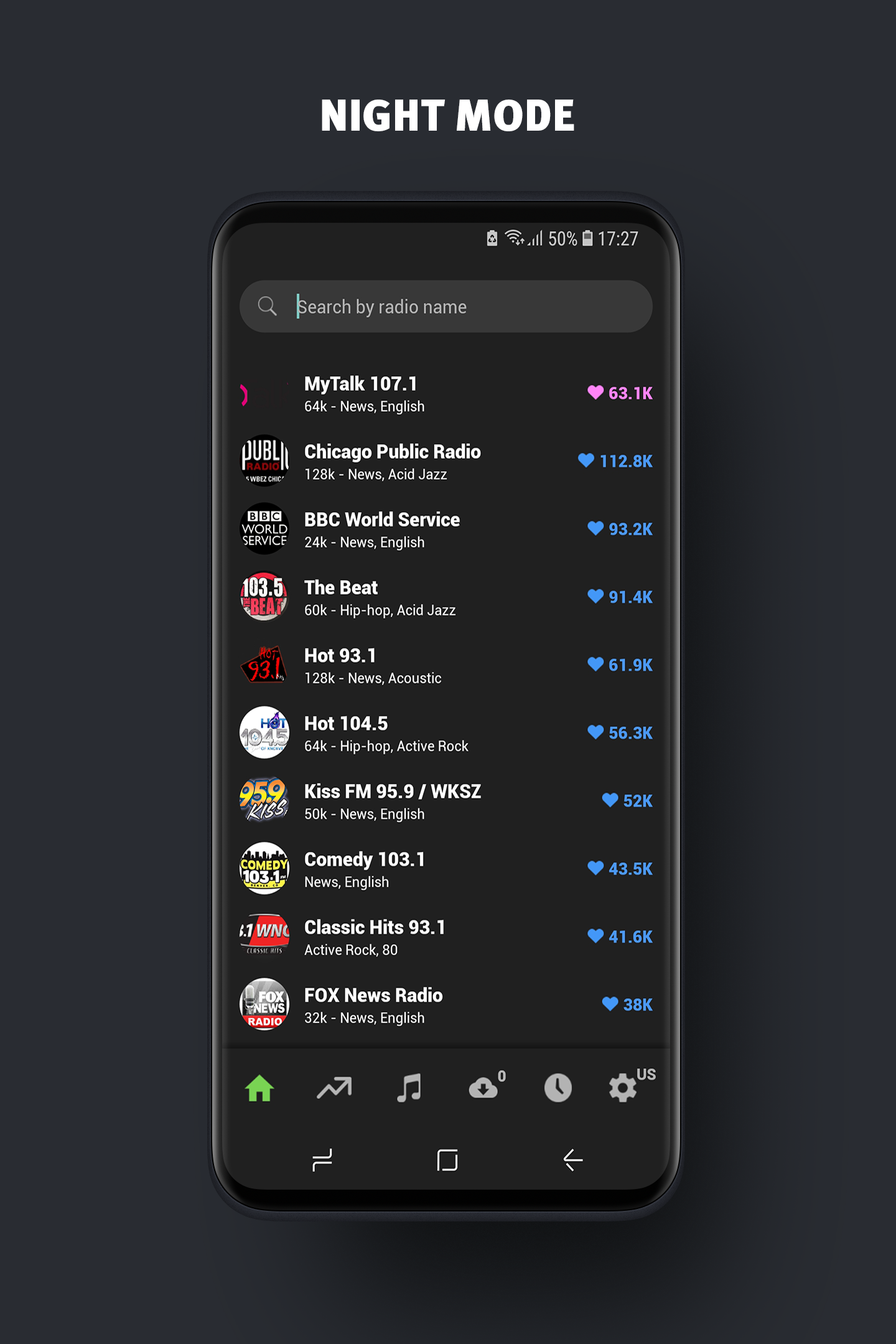 اسکرین شات 2 برنامه World Radio FM Online