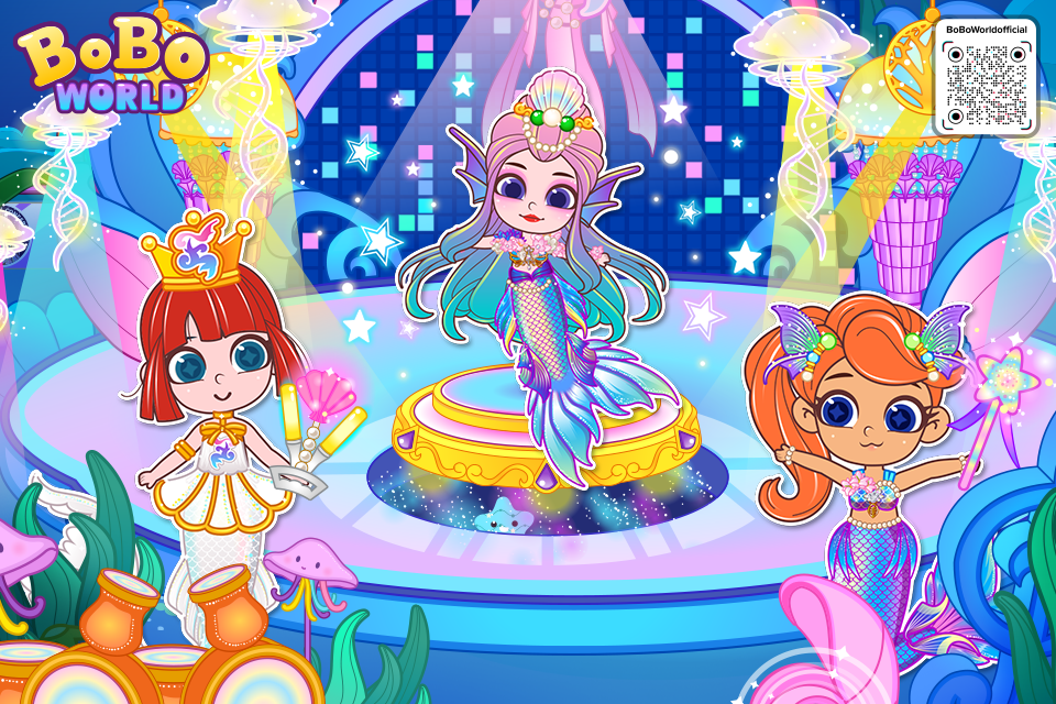 اسکرین شات 1 بازی BoBo World Mermaid Princess