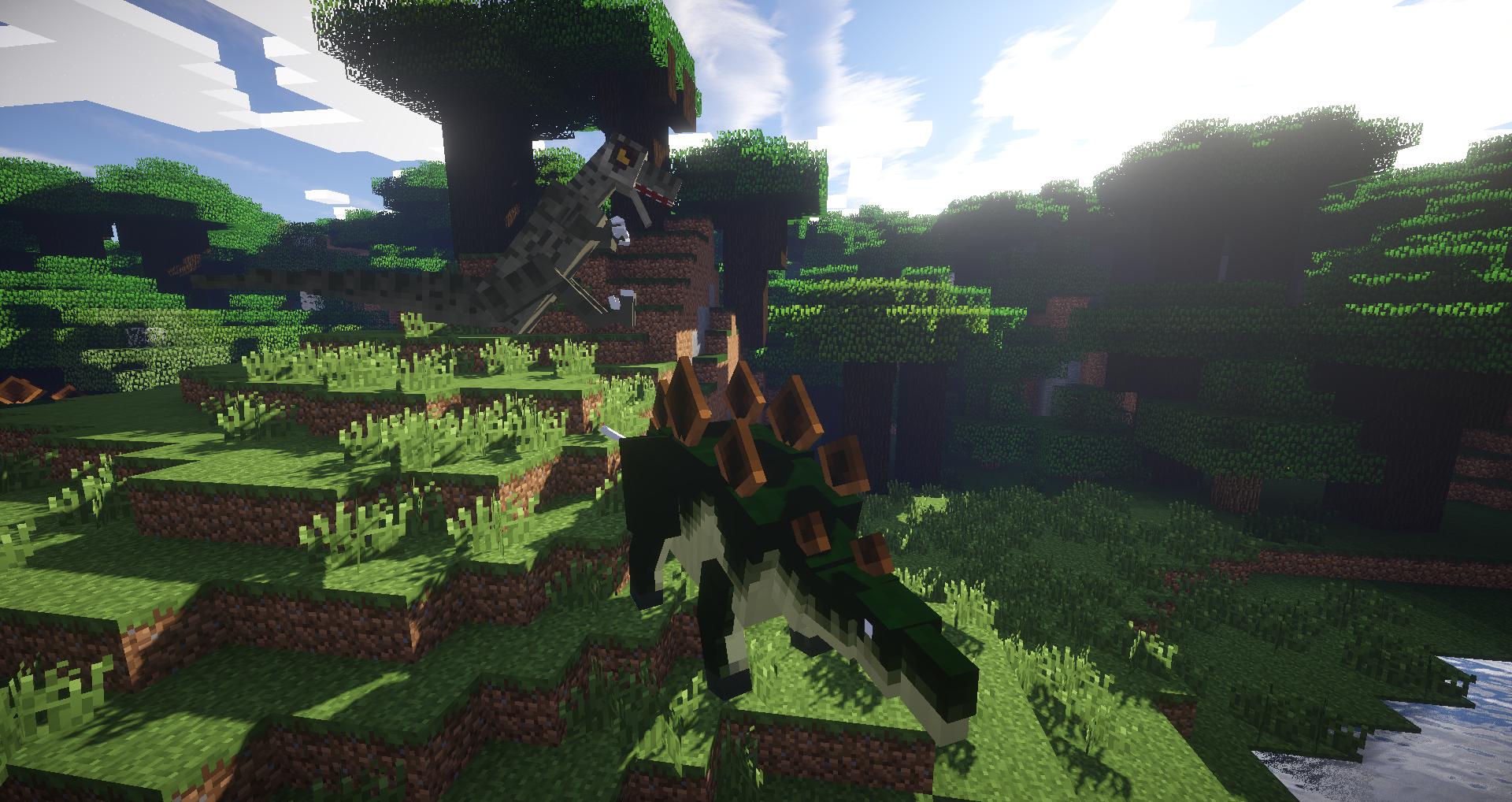 اسکرین شات 4 برنامه Jurassic Mods for Minecraft PE
