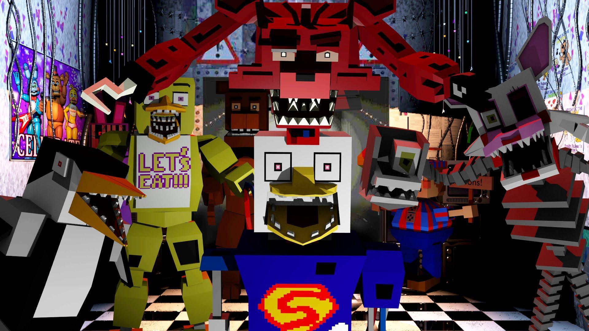 اسکرین شات 3 برنامه FNaF Animatronic for Minecraft