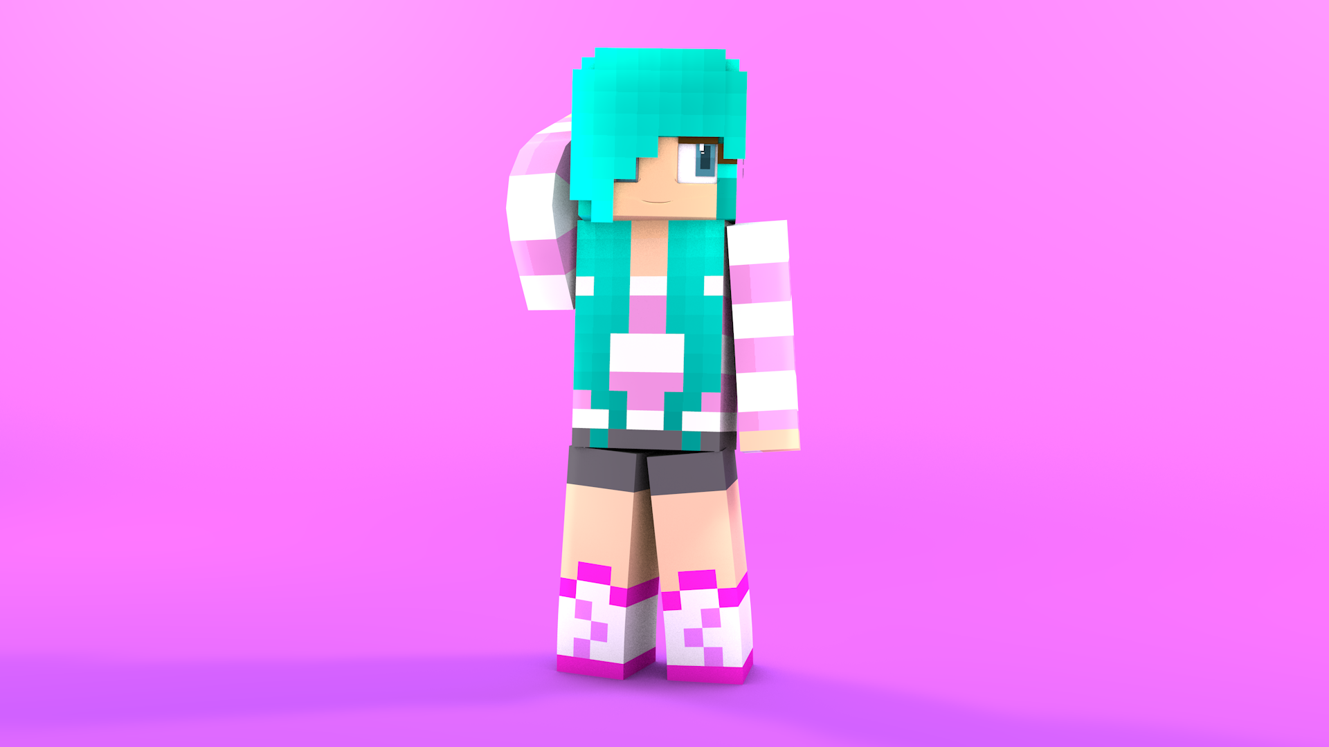 اسکرین شات 2 برنامه Minecraft Skins: Girl clothes