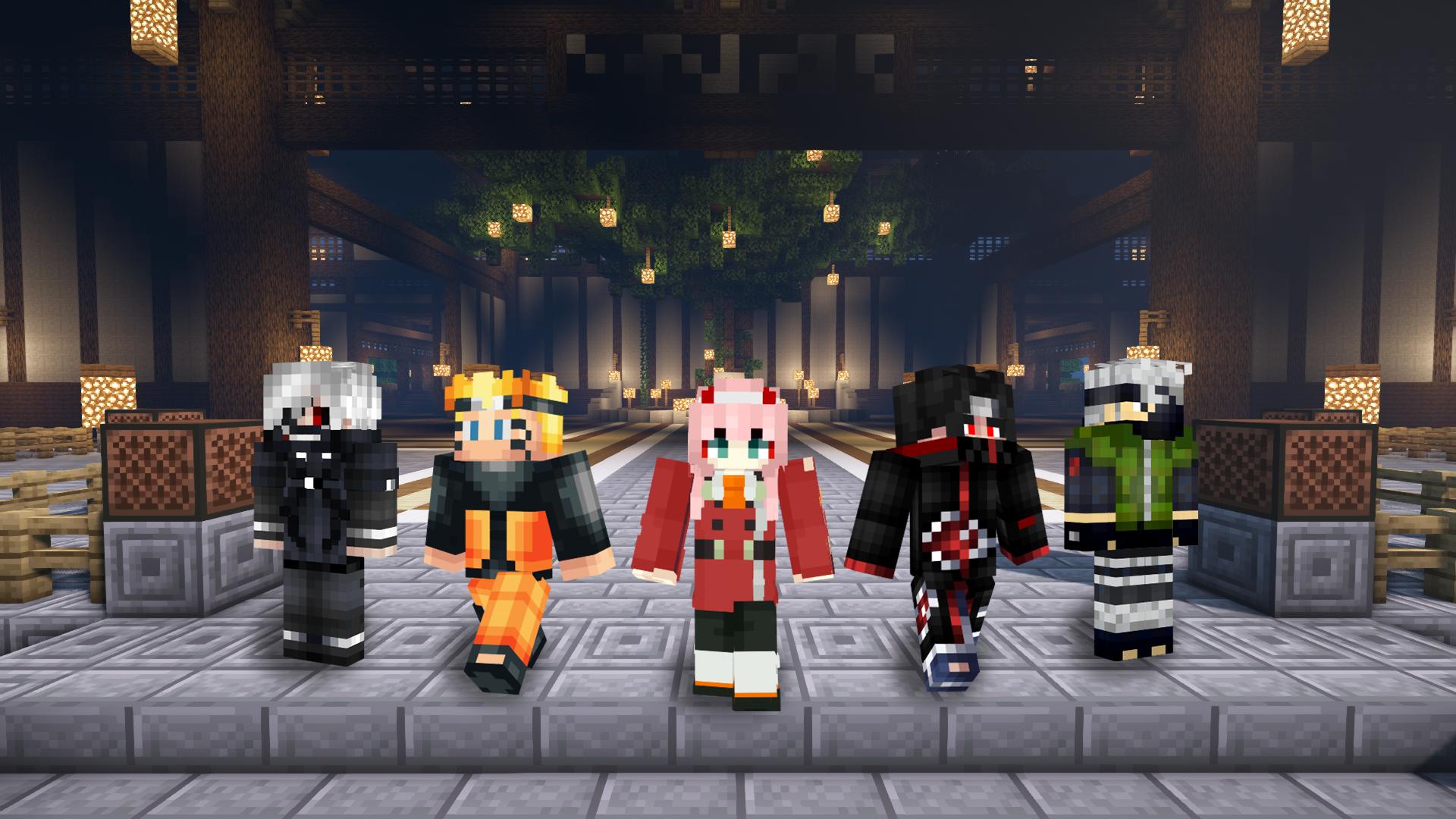 اسکرین شات 4 برنامه Anime Skins for Minecraft PE