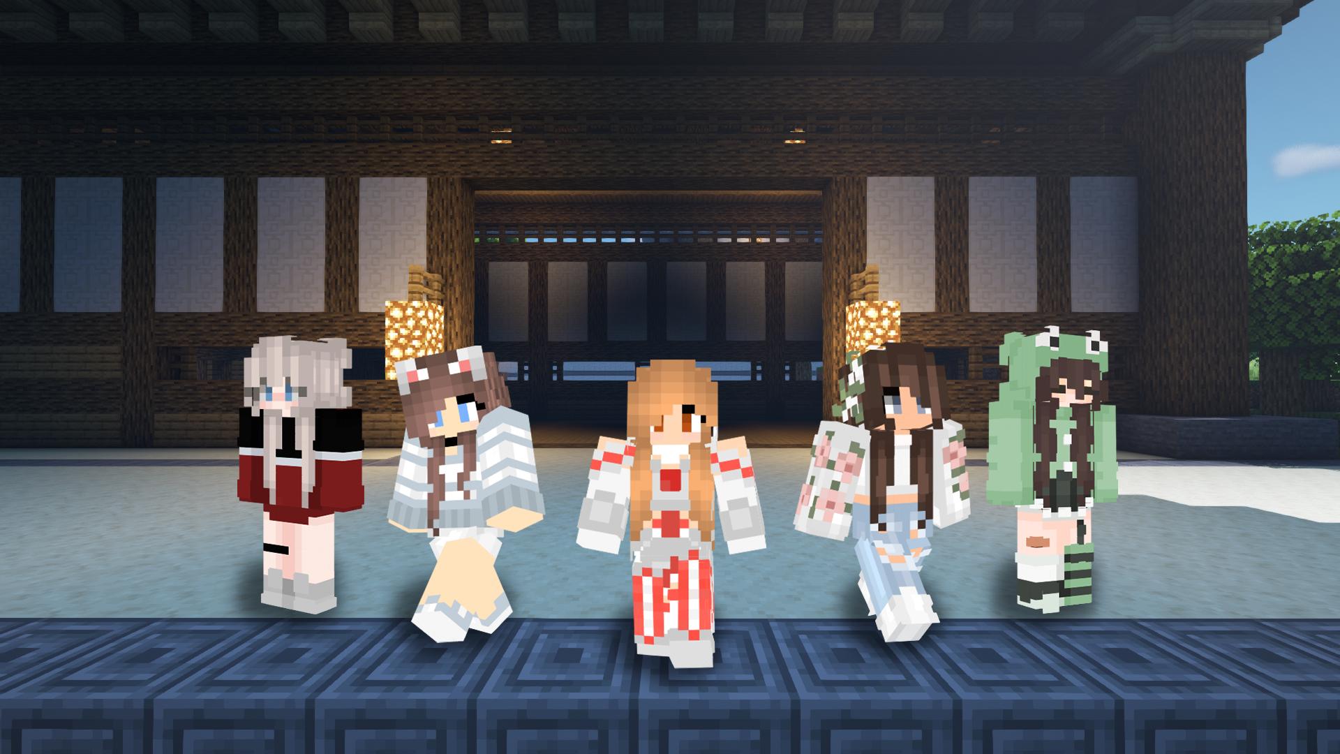 اسکرین شات 5 برنامه Anime Skins for Minecraft PE