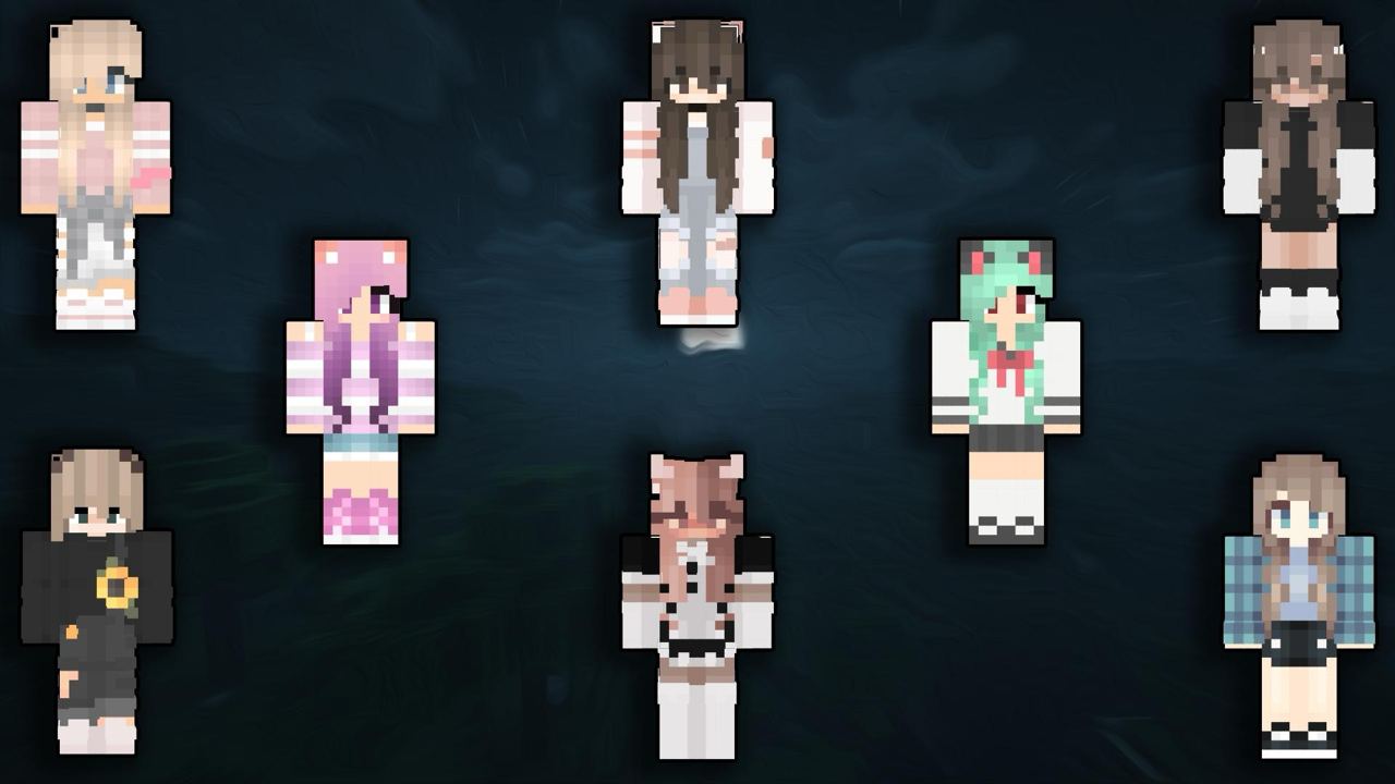 اسکرین شات 3 برنامه Anime Skins for Minecraft PE