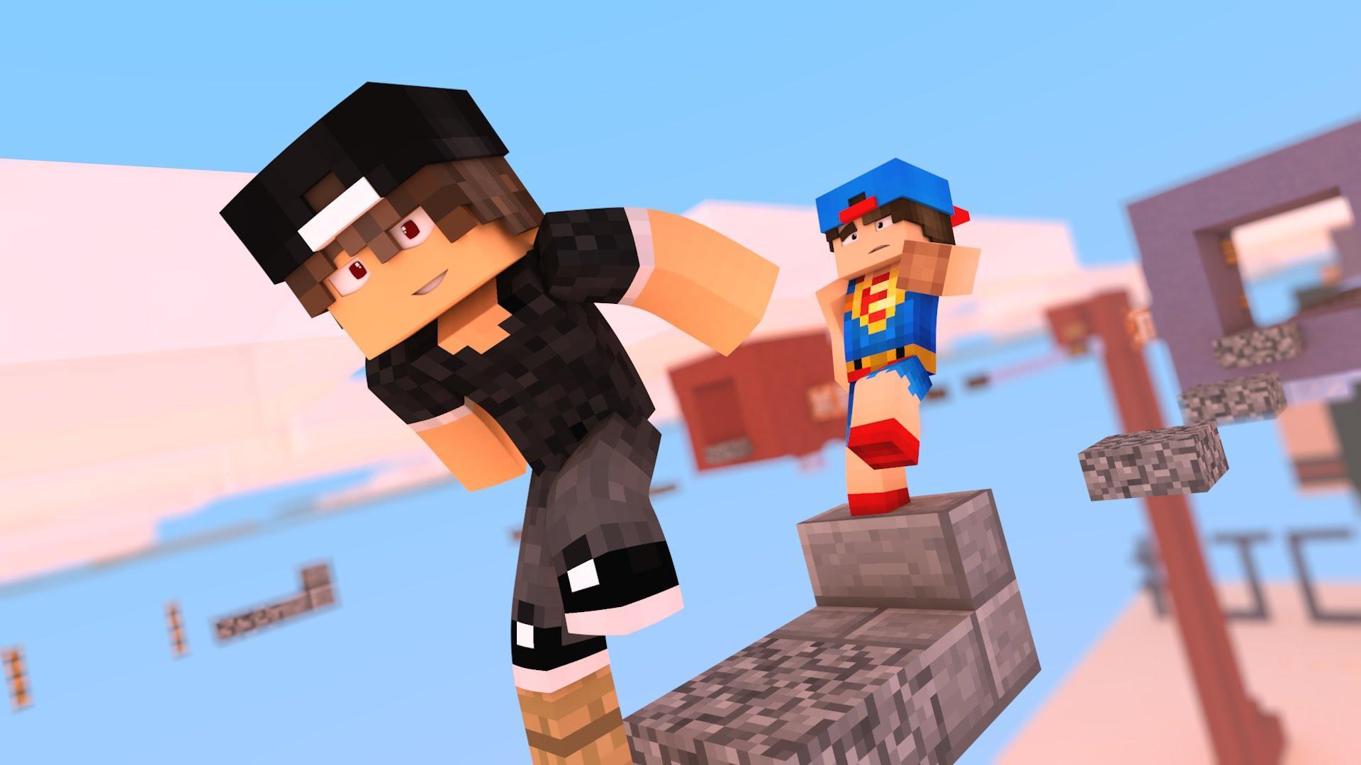 اسکرین شات 1 برنامه Parkour Maps for Minecraft PE