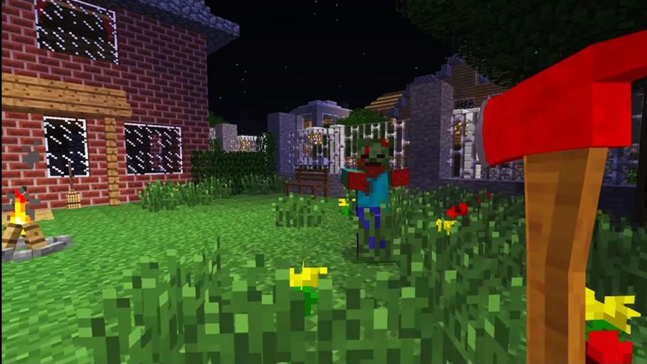 اسکرین شات 7 بازی Zombie Apocalypse Minecraft PE