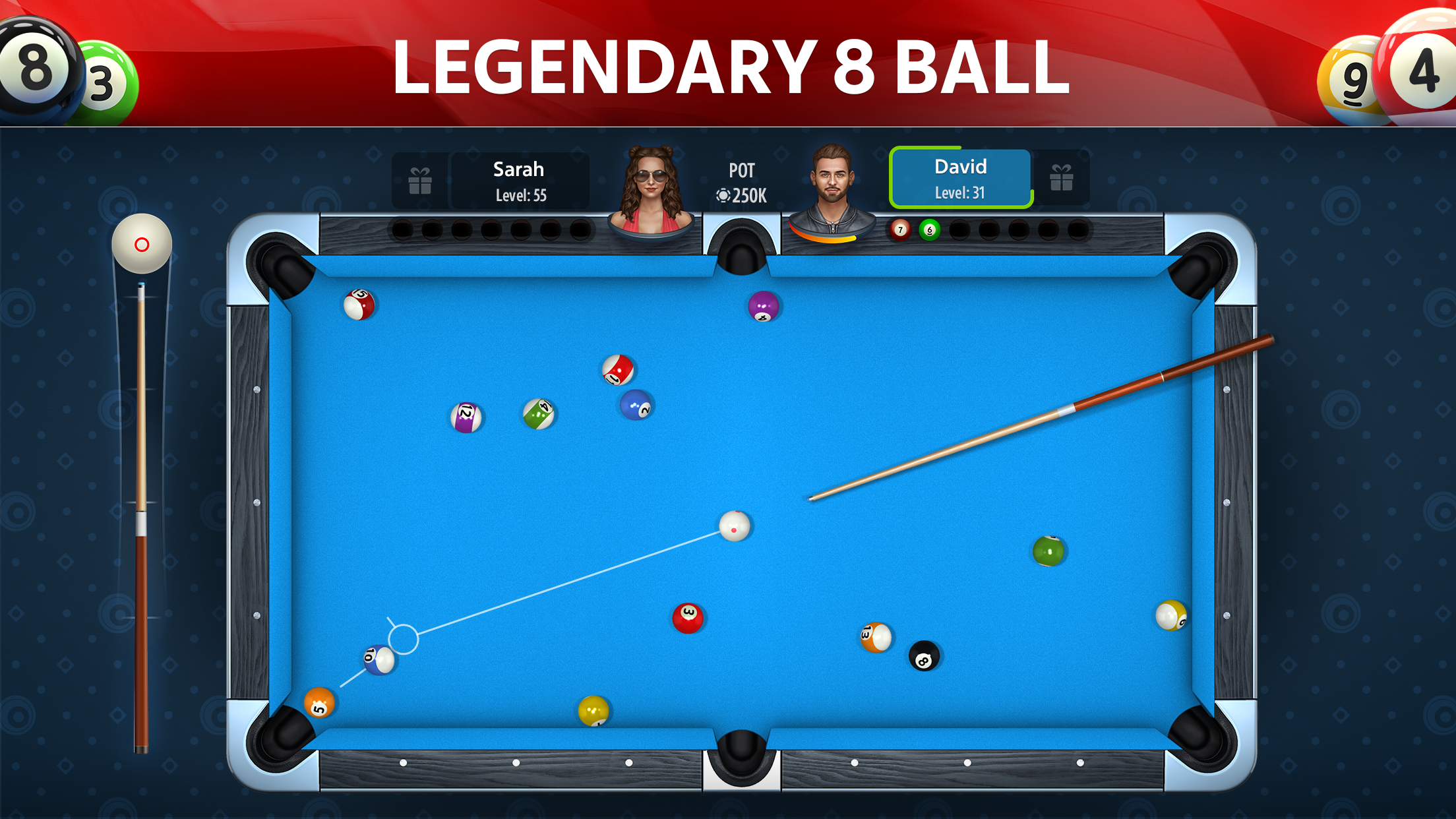 اسکرین شات 1 بازی 8 Ball by Pokerist™
