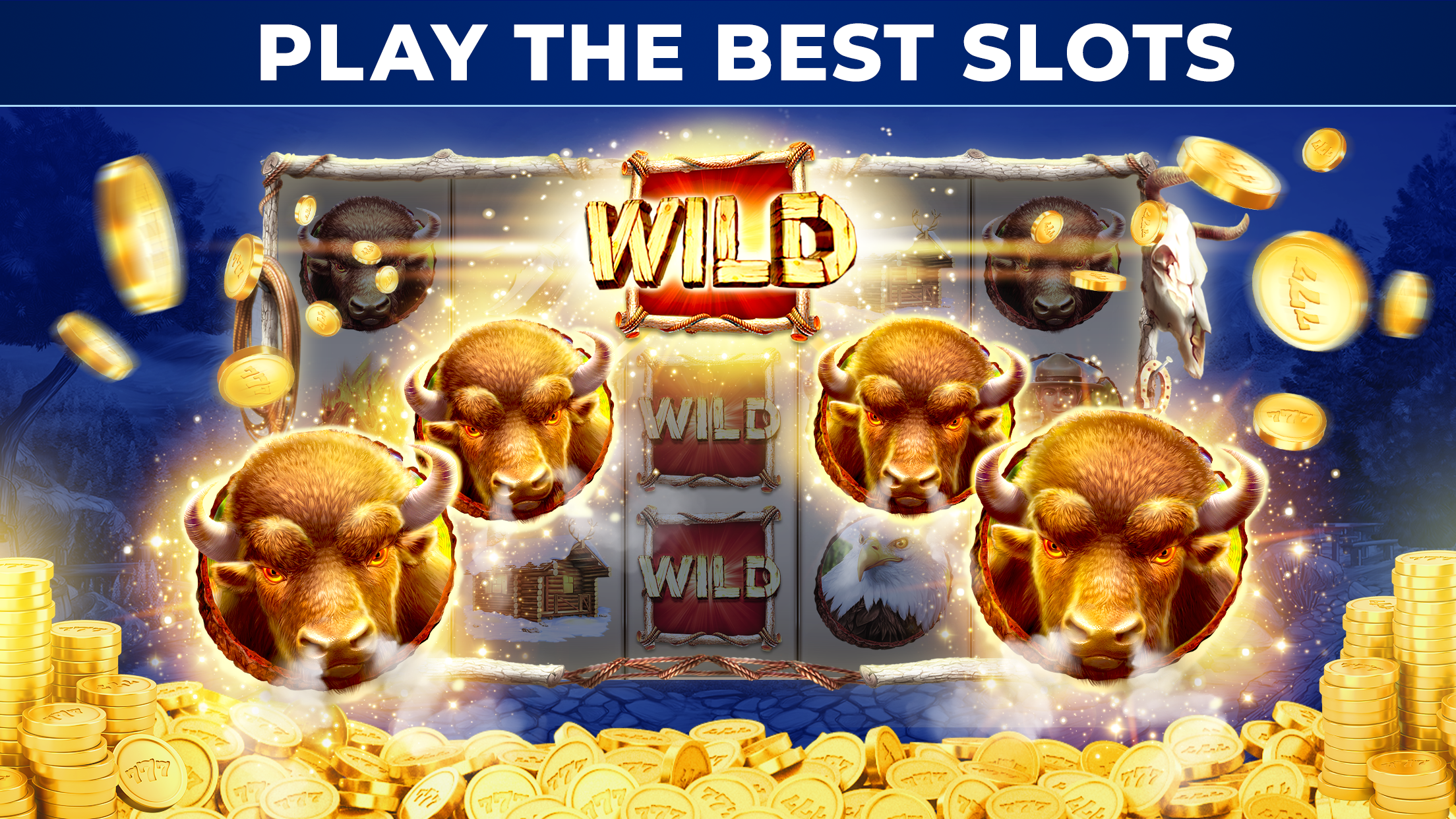 اسکرین شات 1 بازی Jackpot Buffalo Slots