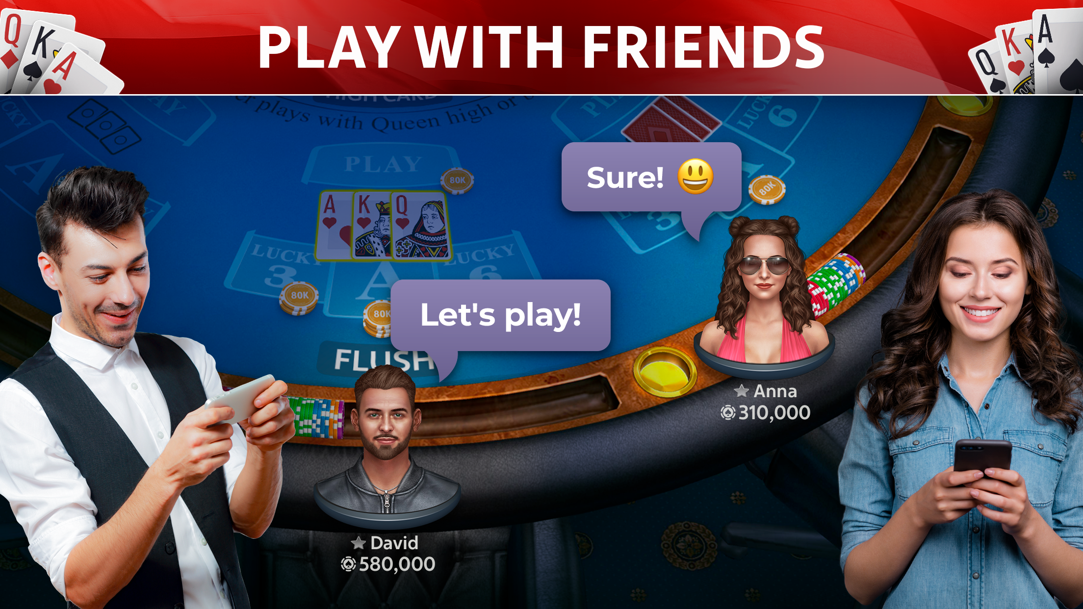 اسکرین شات 2 بازی Set Poker by Pokerist