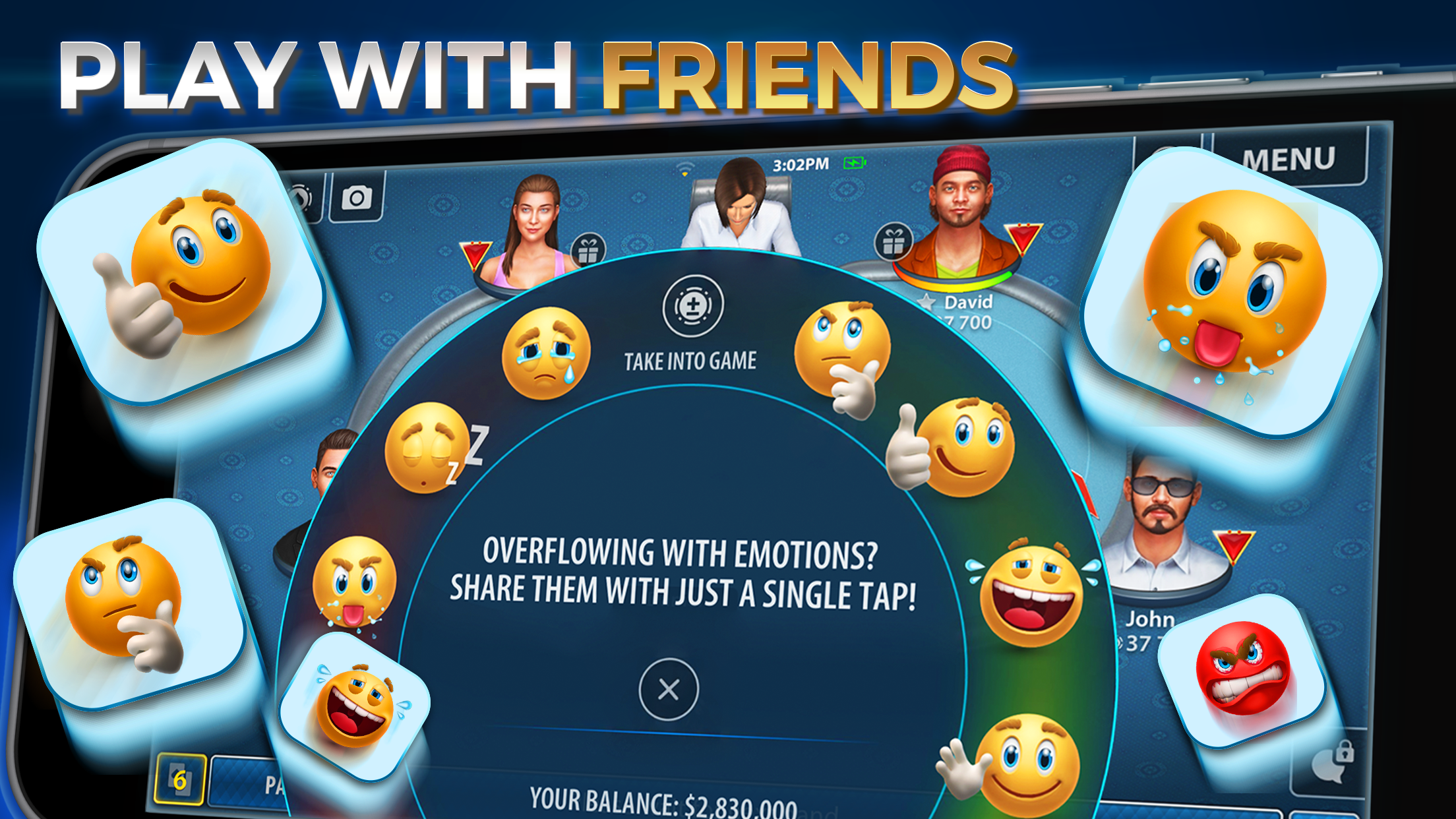 اسکرین شات 4 بازی Teen Patti by Pokerist