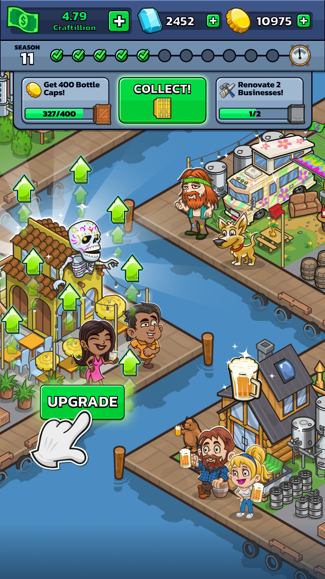 اسکرین شات 3 بازی Idle Distiller Tycoon Game