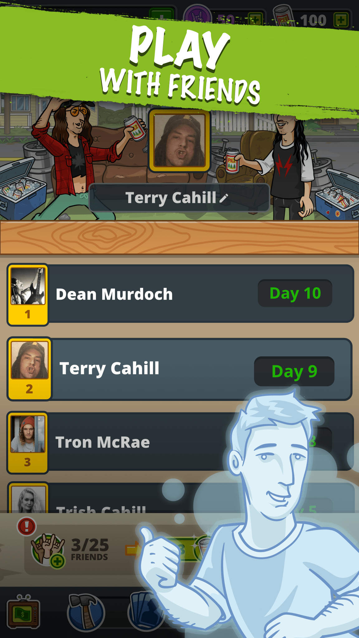 اسکرین شات 5 بازی Fubar Idle Party Tycoon Game