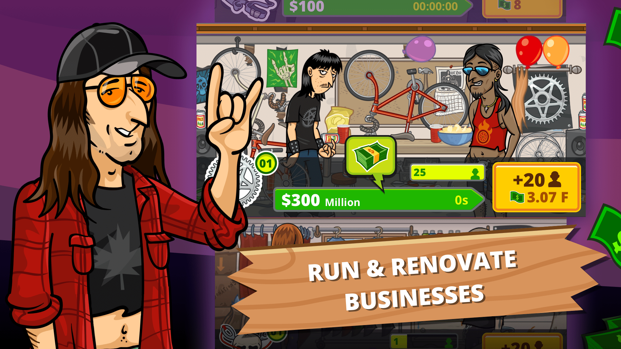 اسکرین شات 6 بازی Fubar Idle Party Tycoon Game
