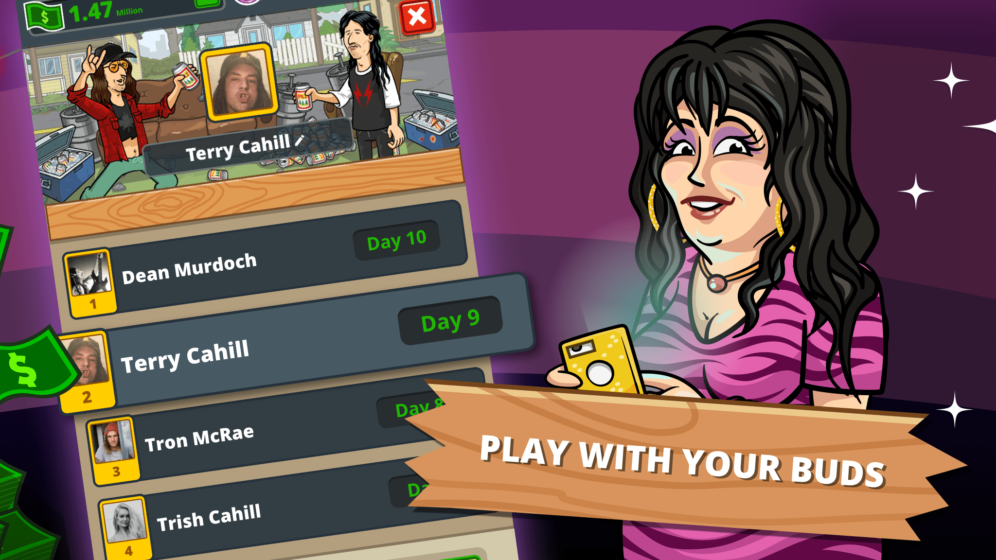 اسکرین شات 8 بازی Fubar Idle Party Tycoon Game
