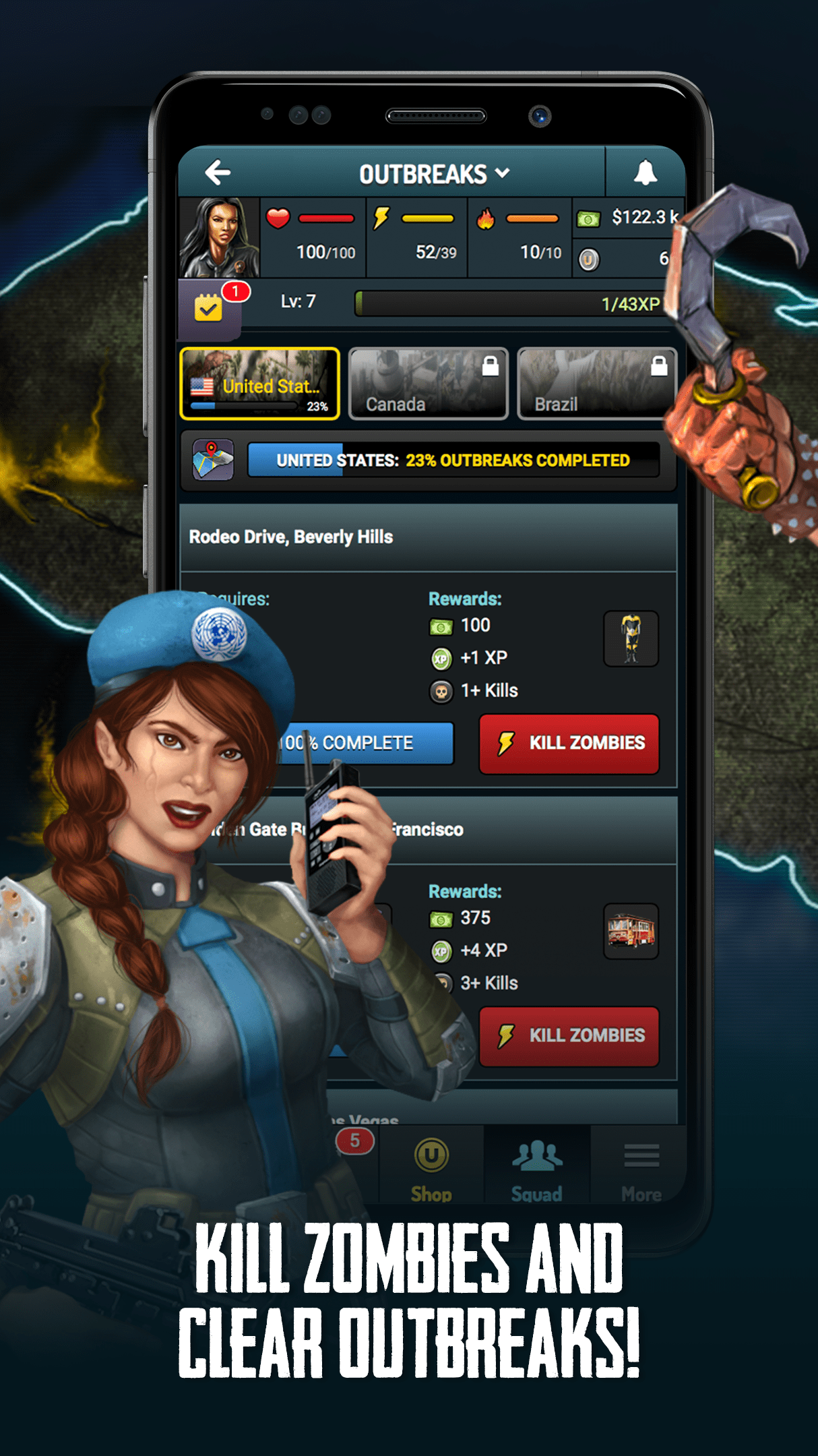 اسکرین شات 2 بازی Zombie Slayer: Apocalypse Game