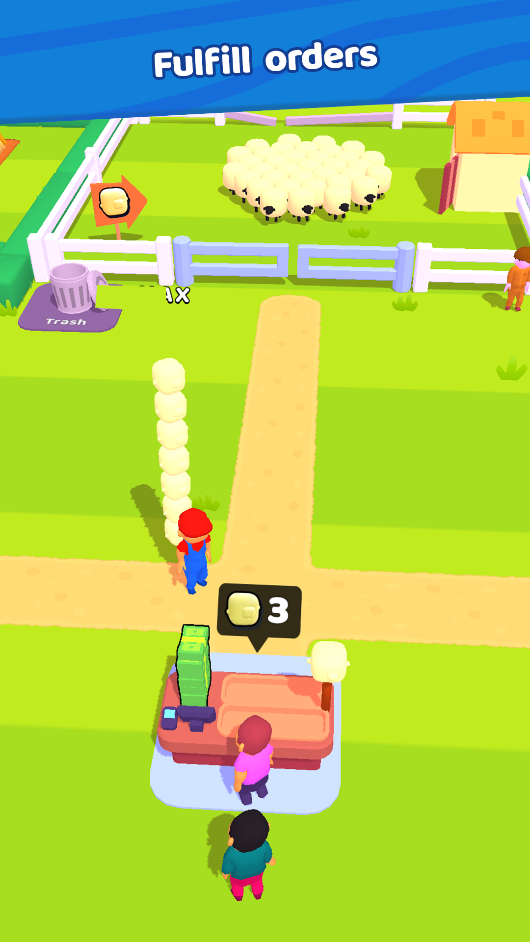 اسکرین شات 2 بازی Sheep market: Grow animals